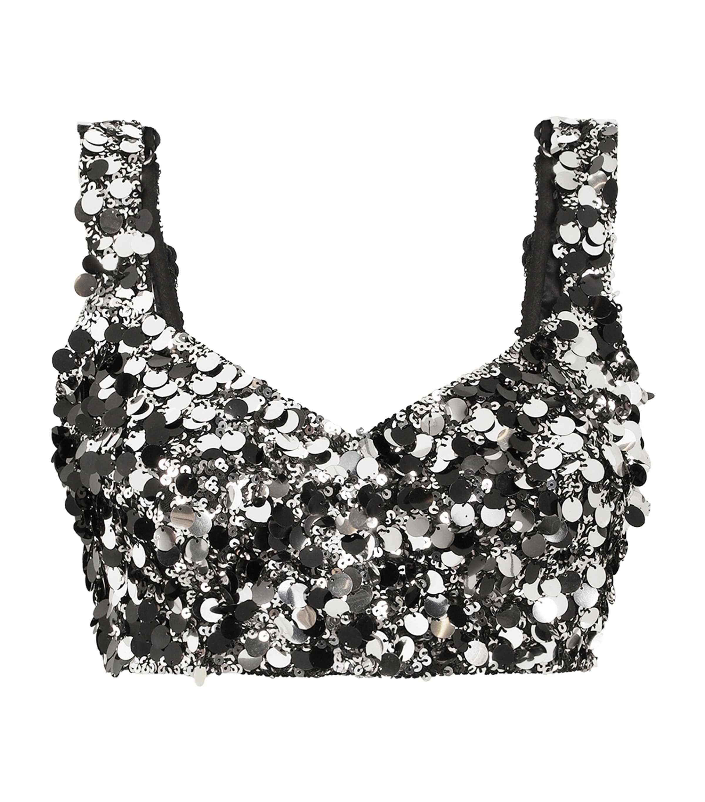 Dolce & Gabbana Sequined Bralette Top