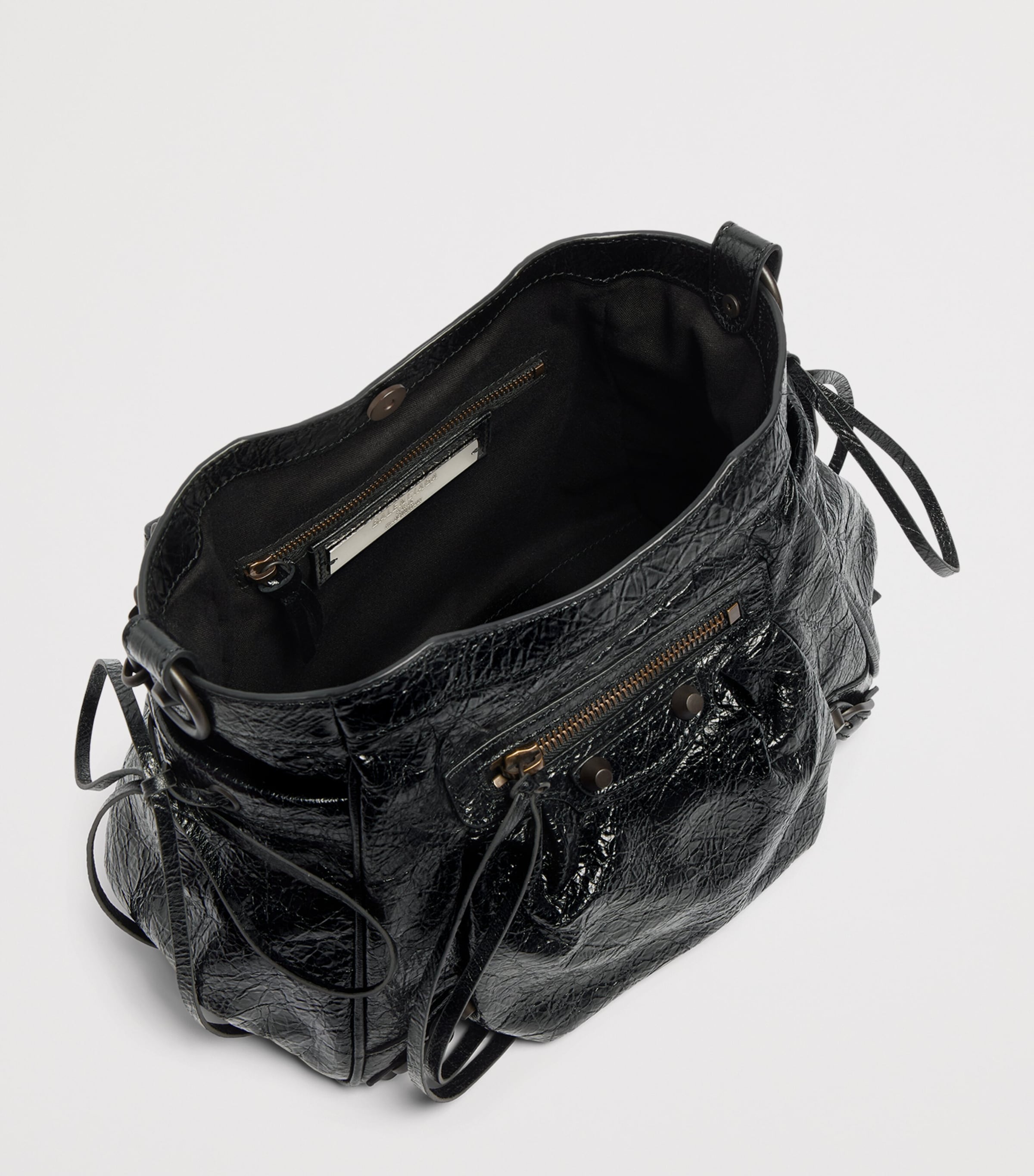 Balenciaga Womens Lambskin Le City Shoulder Bag Image 5