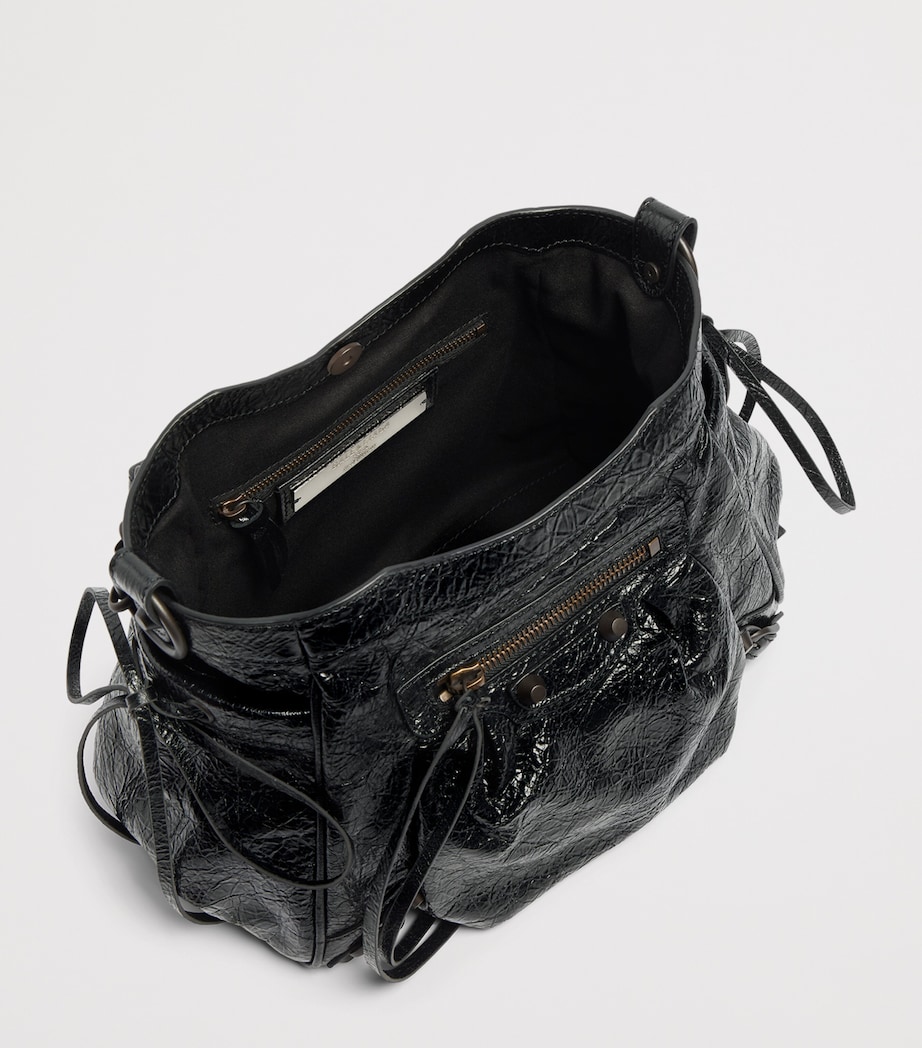 Balenciaga Womens Lambskin Le City Shoulder Bag Image 5