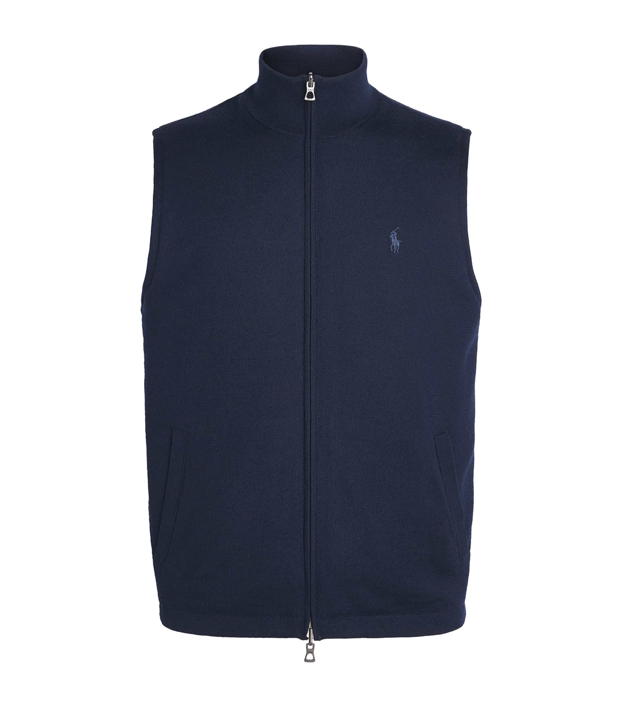 Polo Ralph Lauren Mens Reversible Polo Pony Gilet Navy Combo Image 1