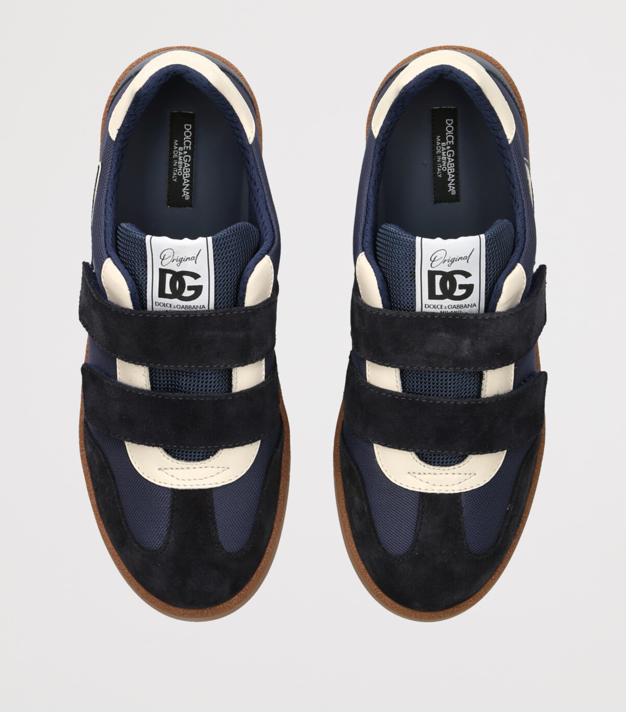 Suede-Blend DG Sneakers BLUE/DARK Image 4