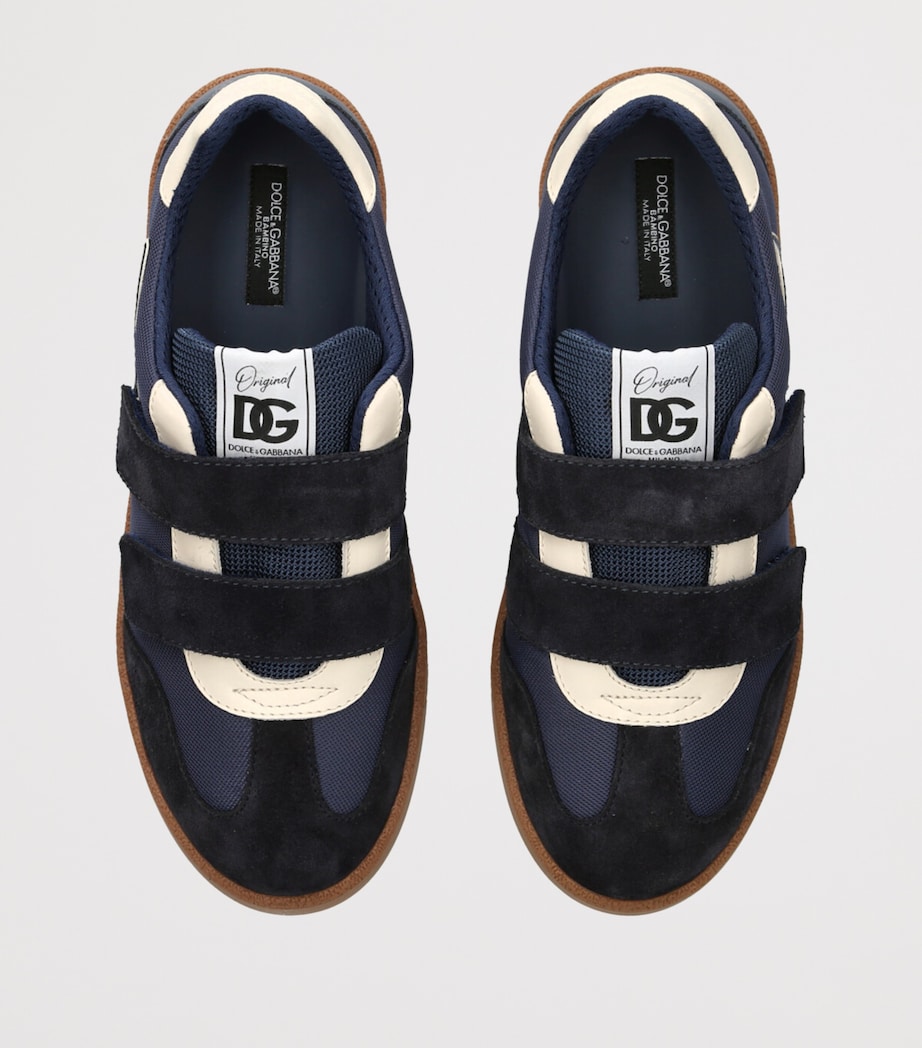 Suede-Blend DG Sneakers BLUE/DARK Image 4