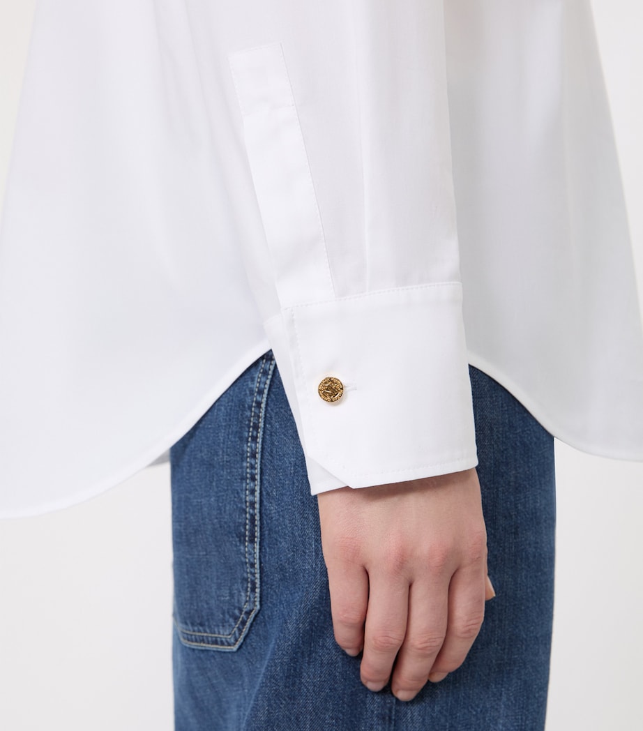 Max Mara Womens Oxford Shirt White Image 6