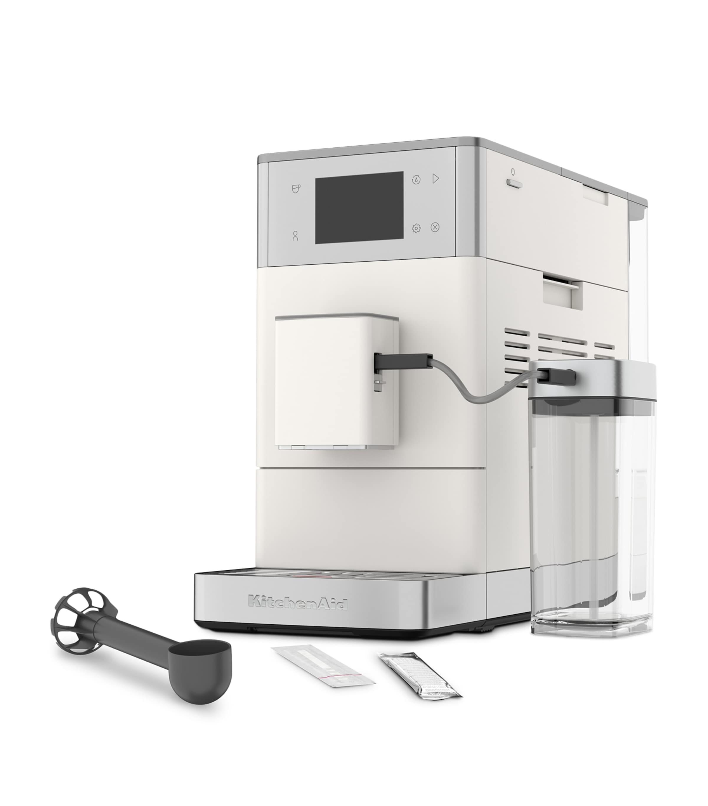 KitchenAid Fully Automatic Espresso Machine Porcelain White Image 6