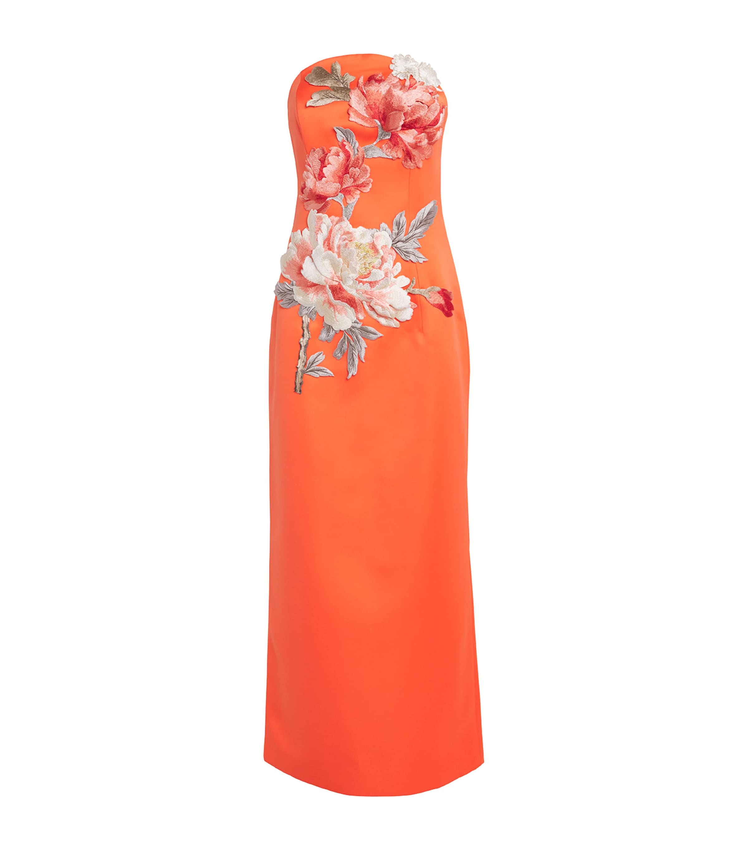 Floral Appliqué Ava Maxi Dress SAFFRON Image 1