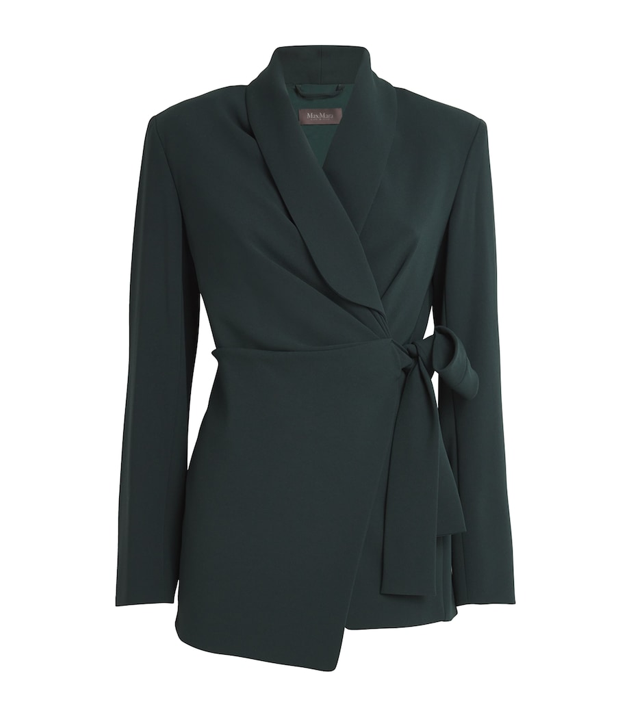 Asymmetric Blazer DARK GREEN Image 1
