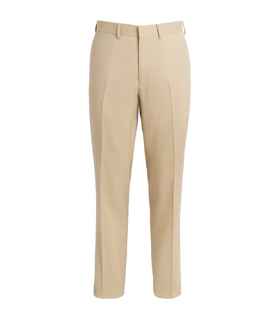 Wool Tailored Trousers CLA TAN Image 1