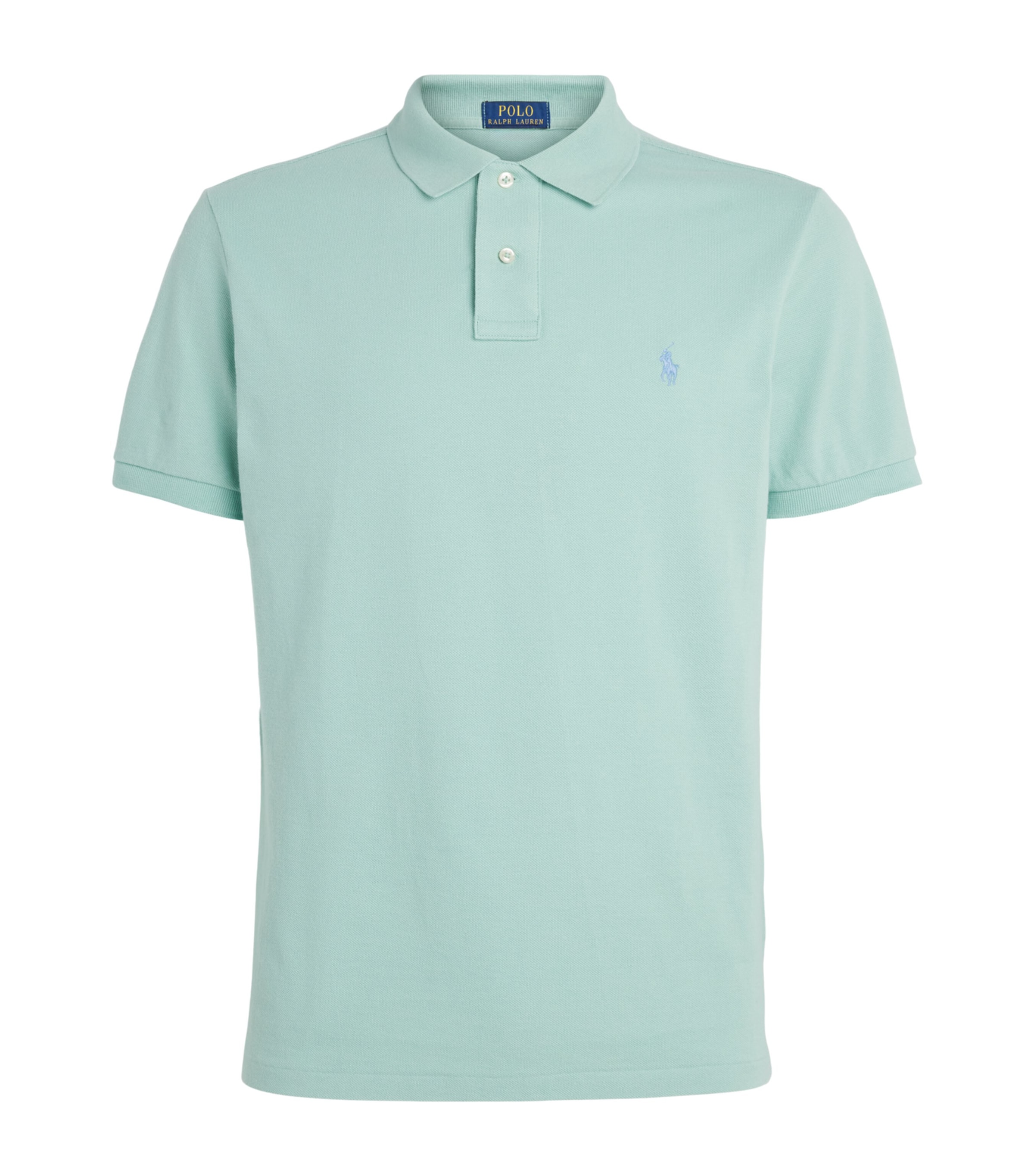 Polo Ralph Lauren Mens Cotton Mesh Custom-Fit Polo Shirt Image 1