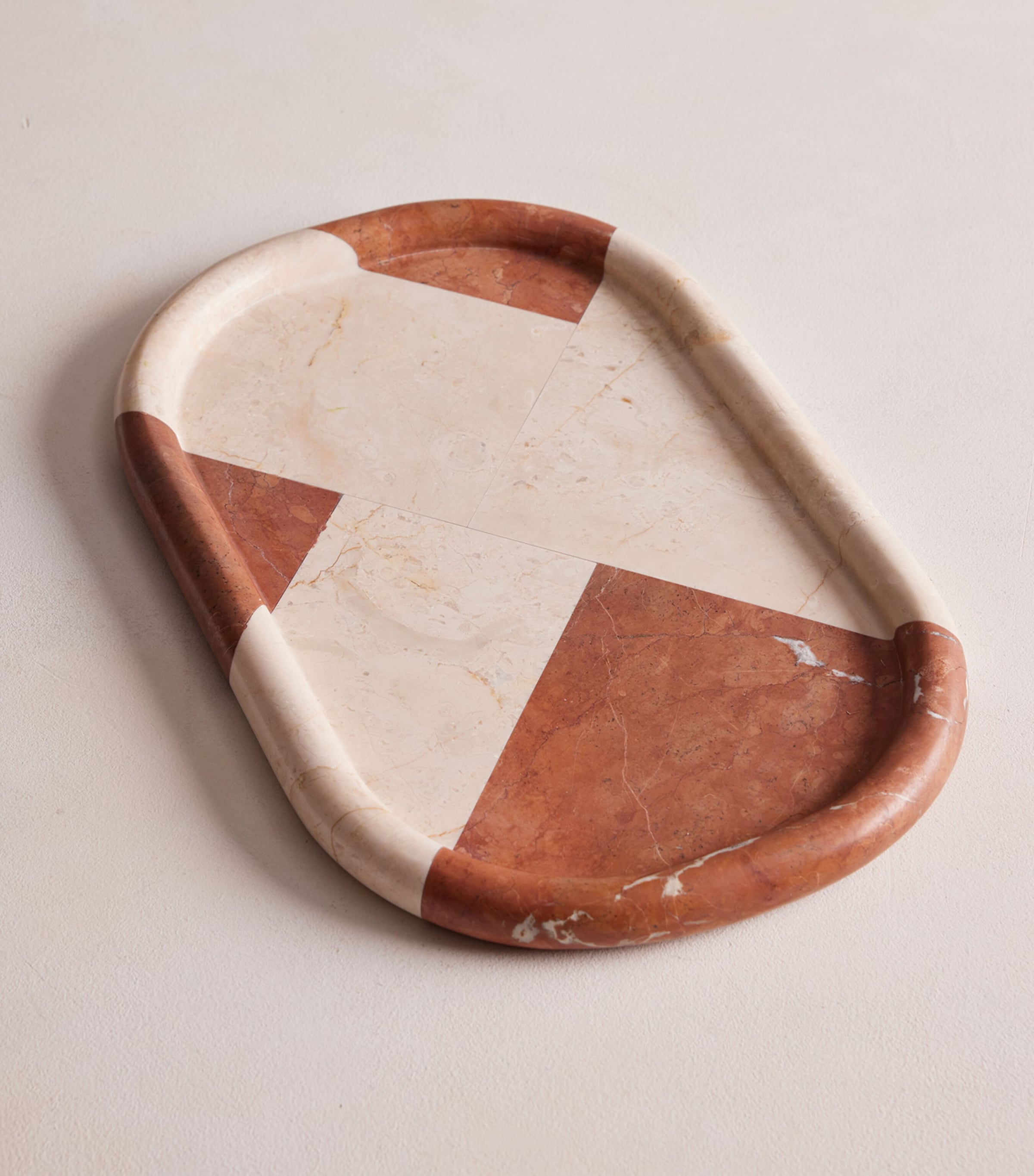 Large Marble Adley Tray (46cm) NO COLOUR Image 4