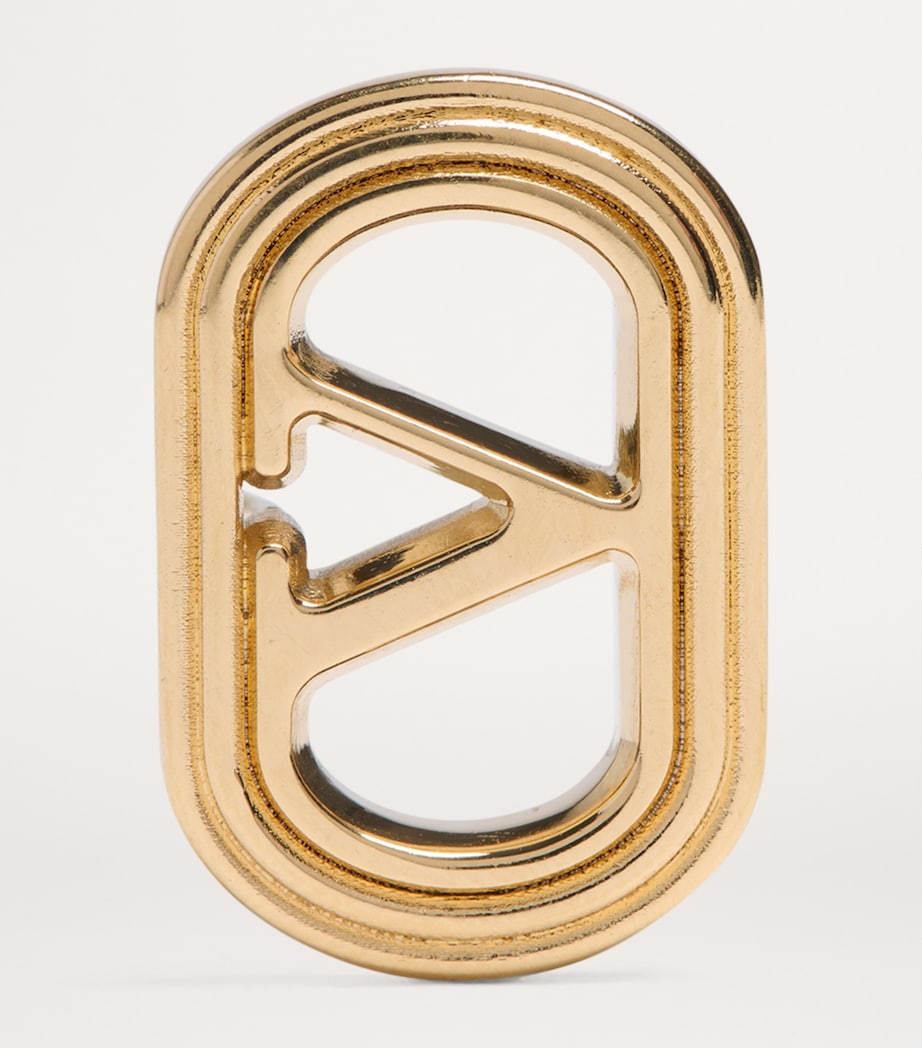 Ovalette VLogo Stud Earrings L01 Image 4