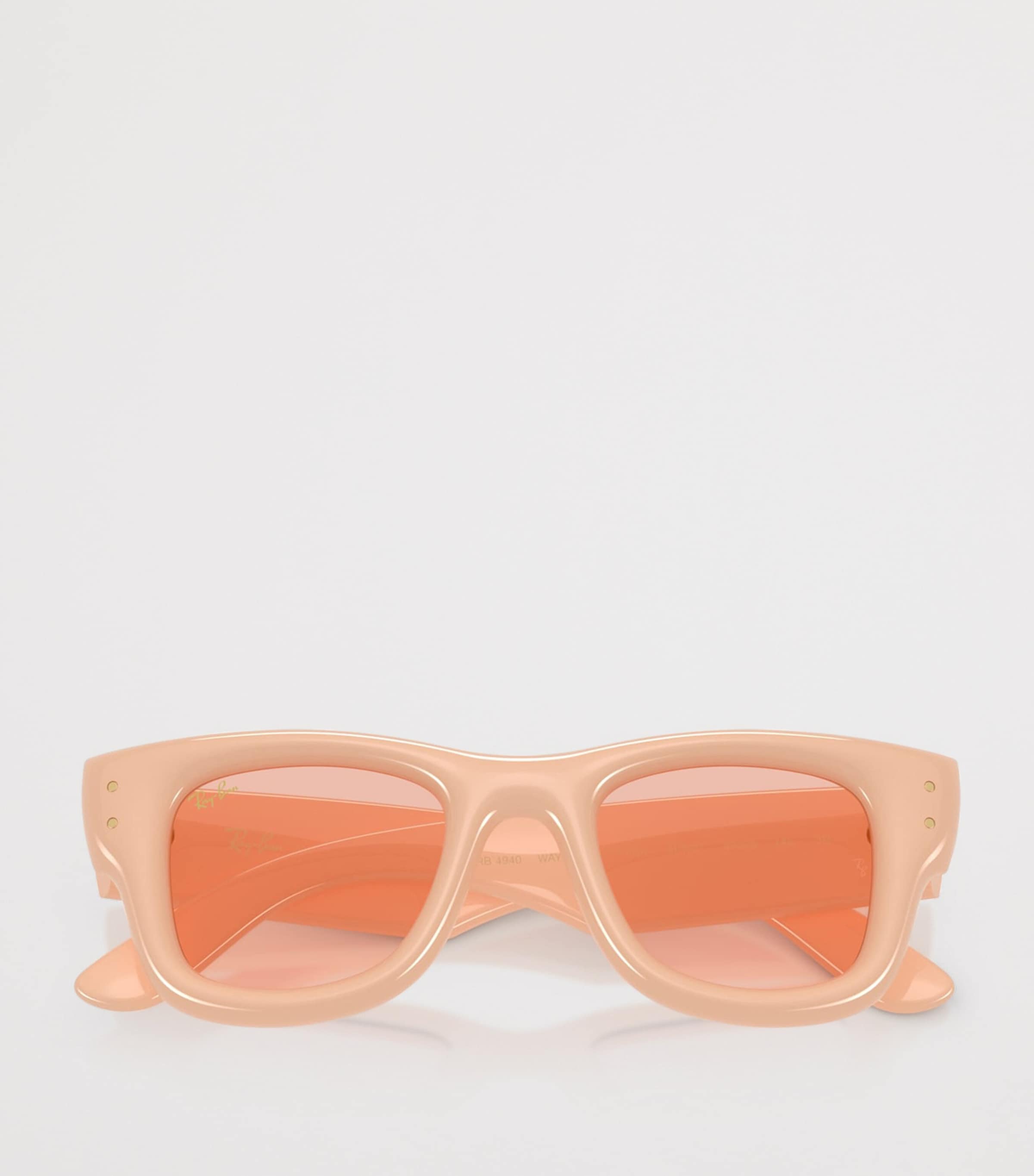 Ray-Ban Wayfarer Puffer Sunglasses Beige Image 5