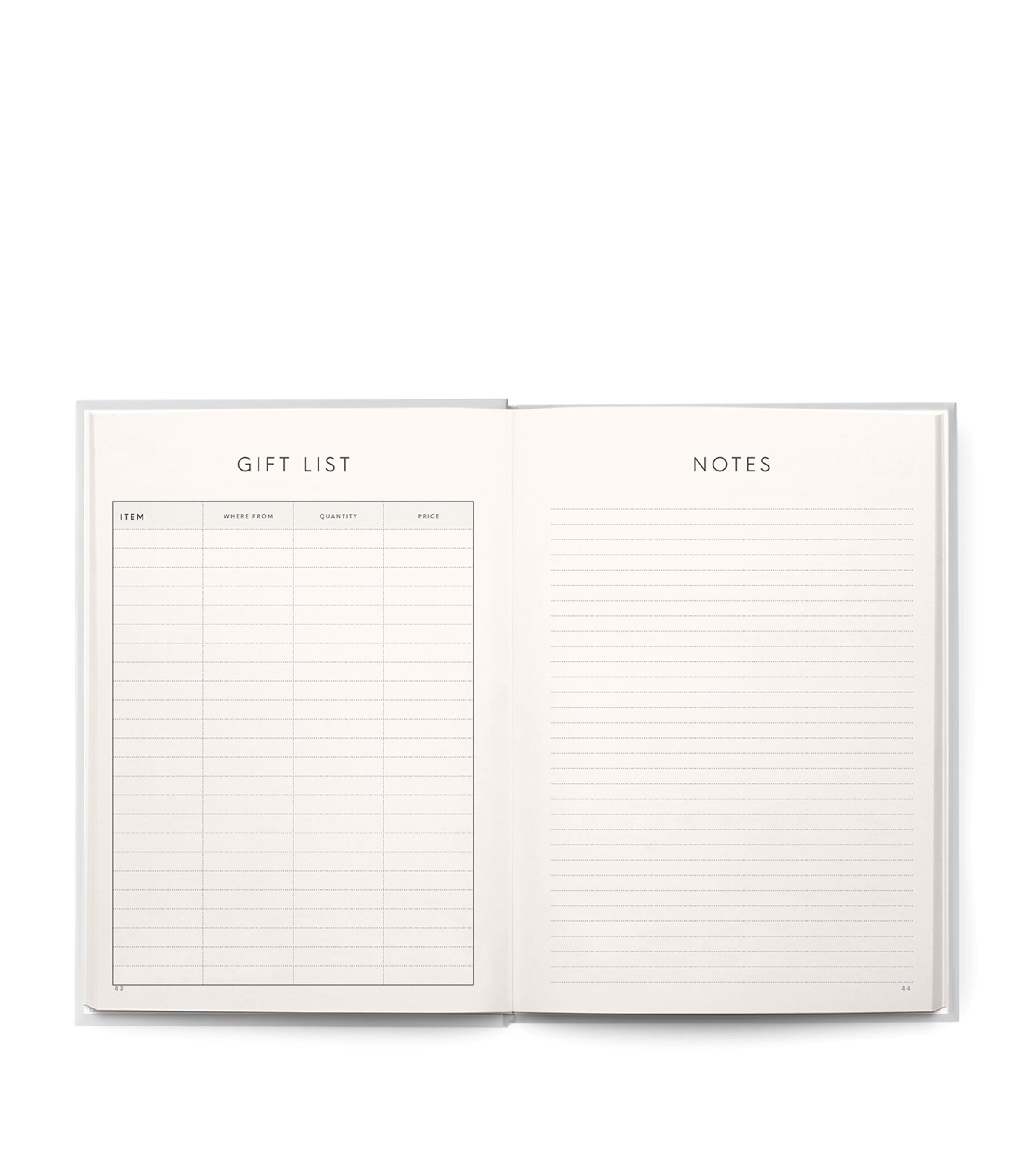 Faux Leather Wedding Planner GREY Image 9