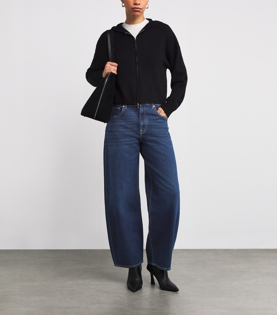 Bonnie Curvilinear Barrel-Leg Jeans OCEANDRIFT Image 2