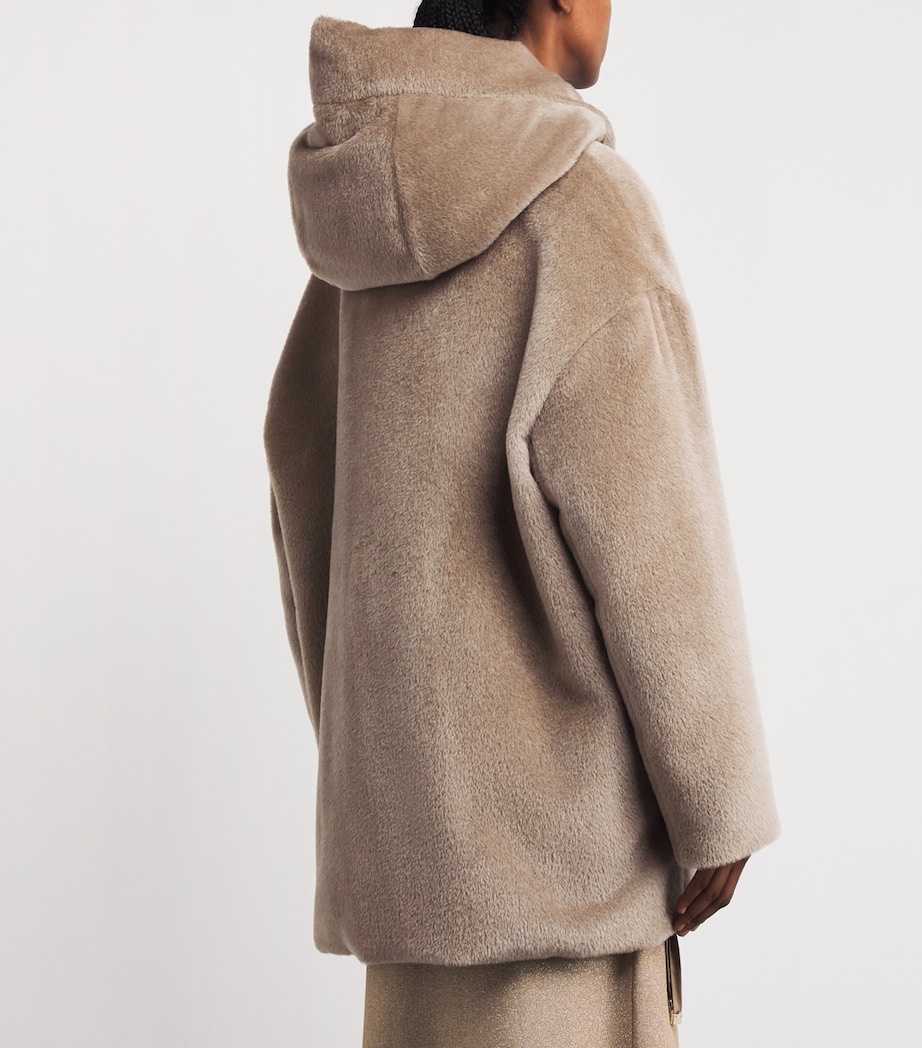 Alpaca-Wool Reversible Down Jacket BEIGE Image 4