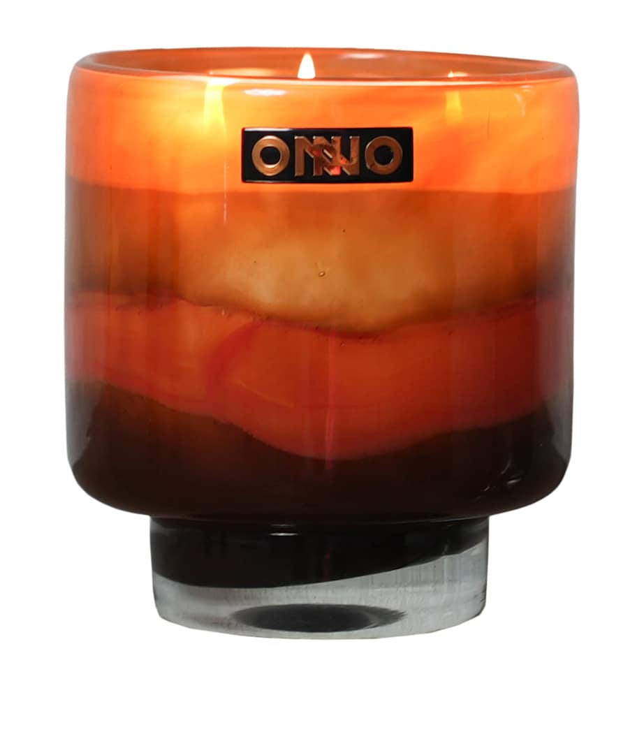 Onno Small Romy Cashmere Candle (195g) Tobacco Brown Image 1