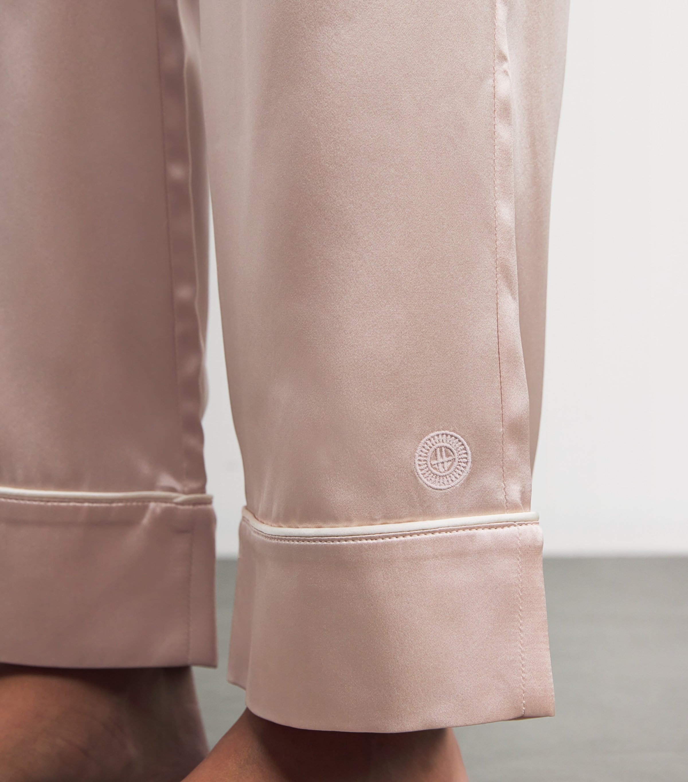 Silk Satin Pyjama Set PINK Image 6