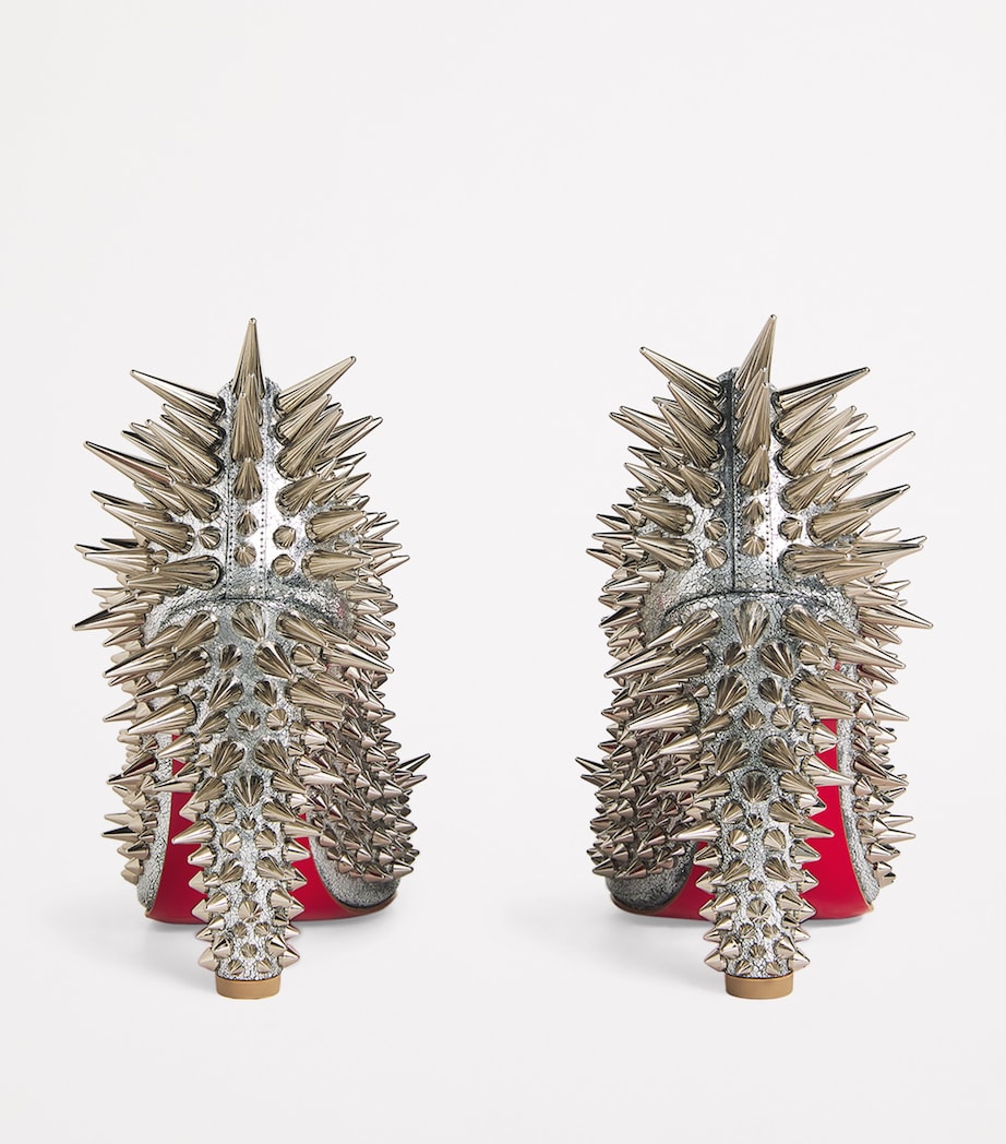 Estepic Laminated Leather Spiked Pumps 100 S211 Image 4