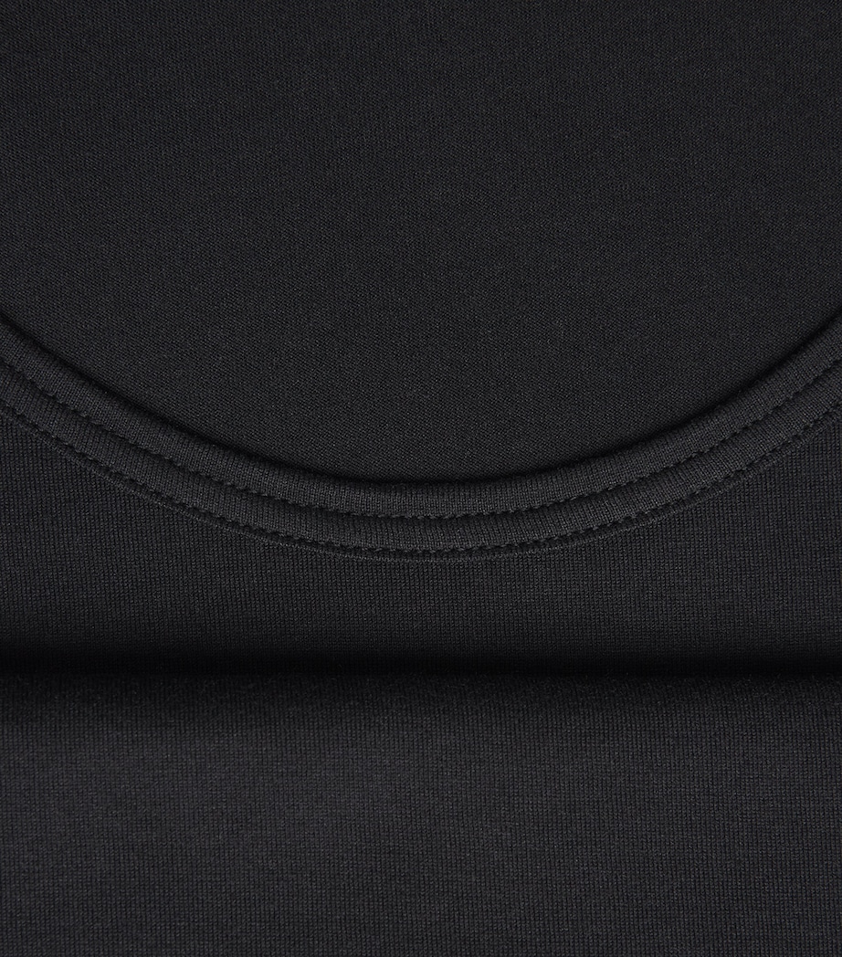Sunspel Mens Superfine Cotton Vest Bkaa Black Image 3