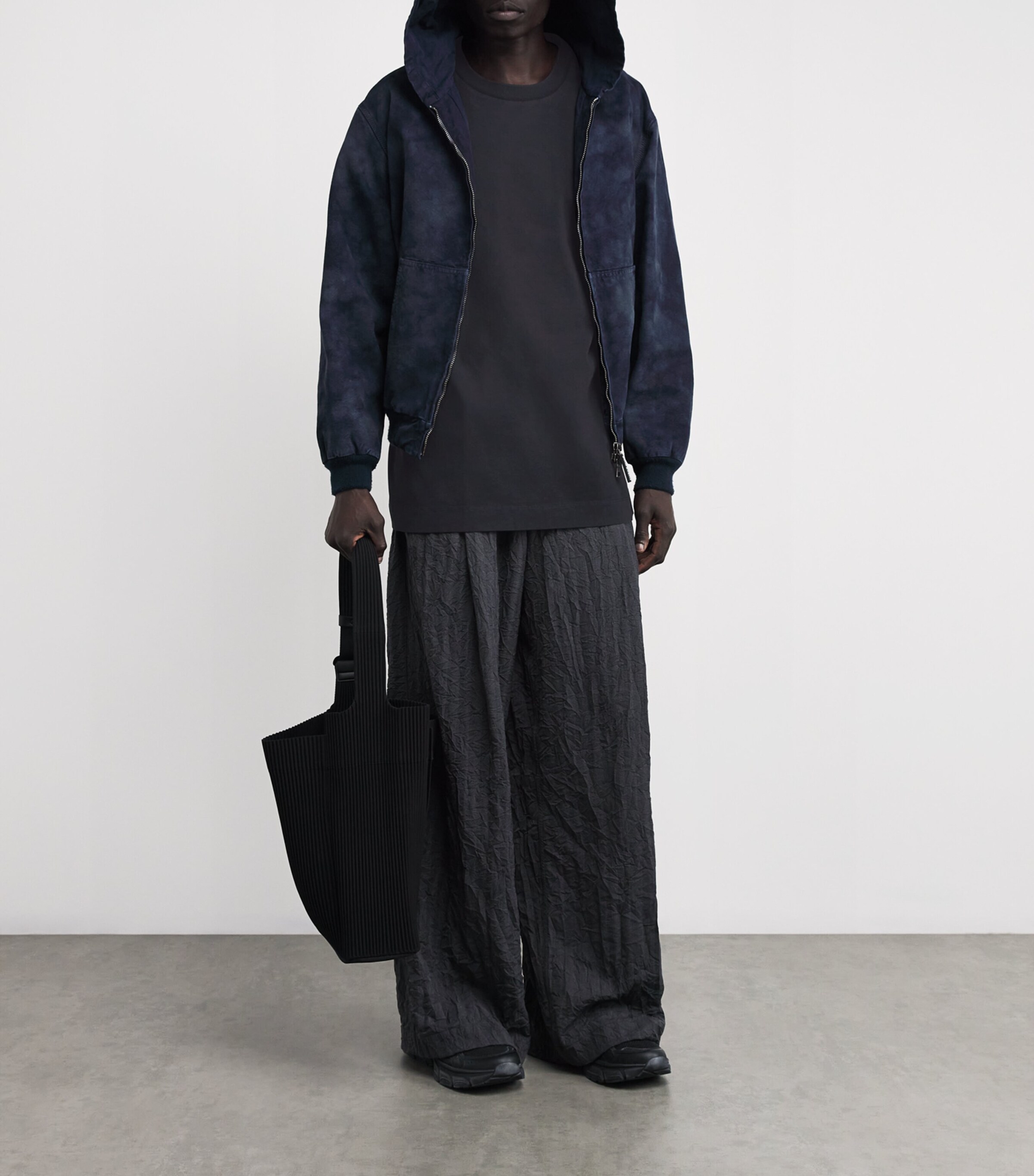 Juun.J Mens Cotton Oversized T-Shirt Navy R Image 2