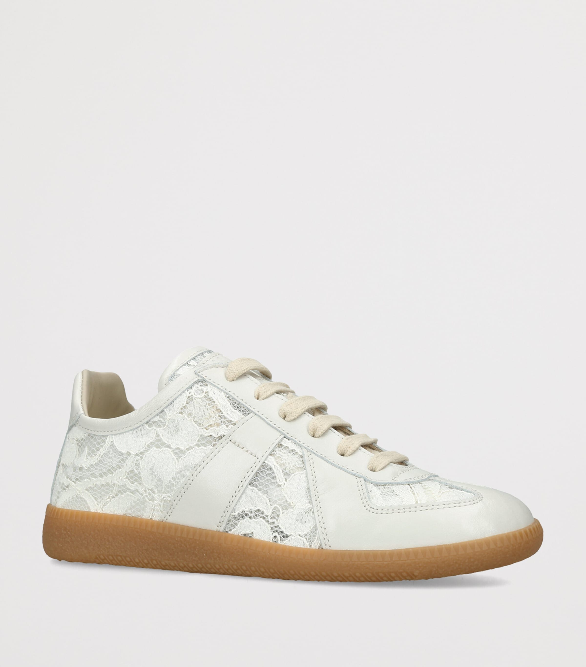 Maison Margiela Lace Replica Sneakers White Image 3
