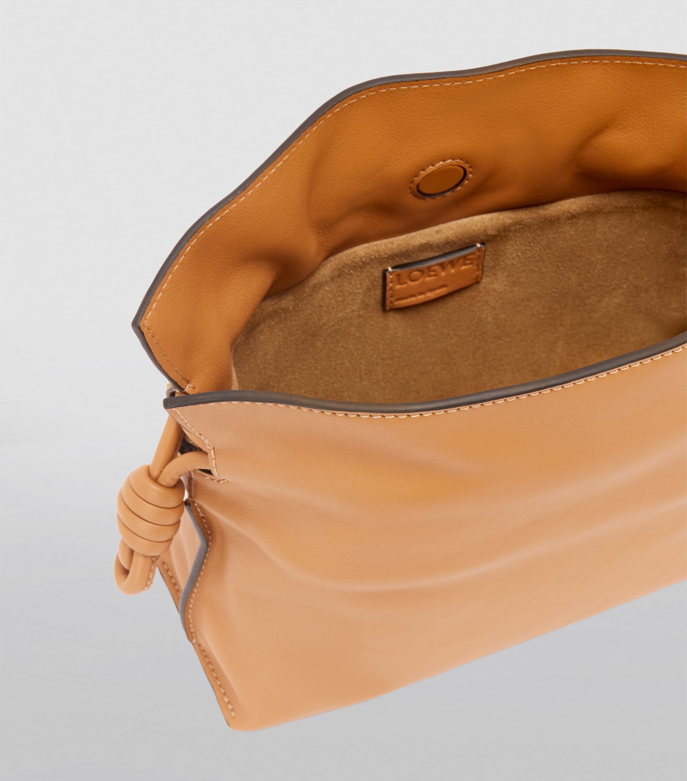 LOEWE Mini Leather Flamenco Purse Warm Desert Image 3