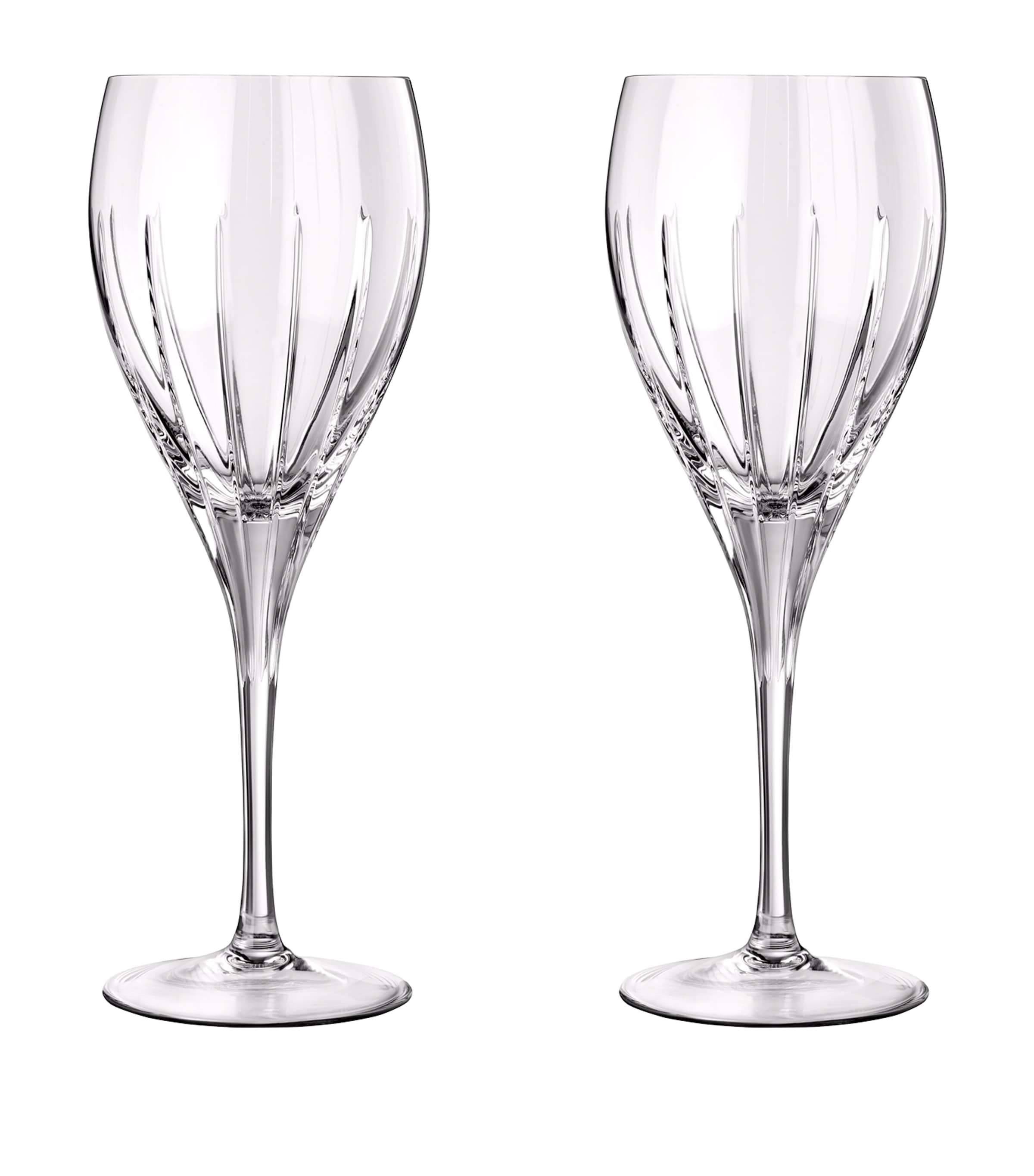 CHRISTOFLE SET OF 2 IRIANA CRYSTAL WATER GLASSES 