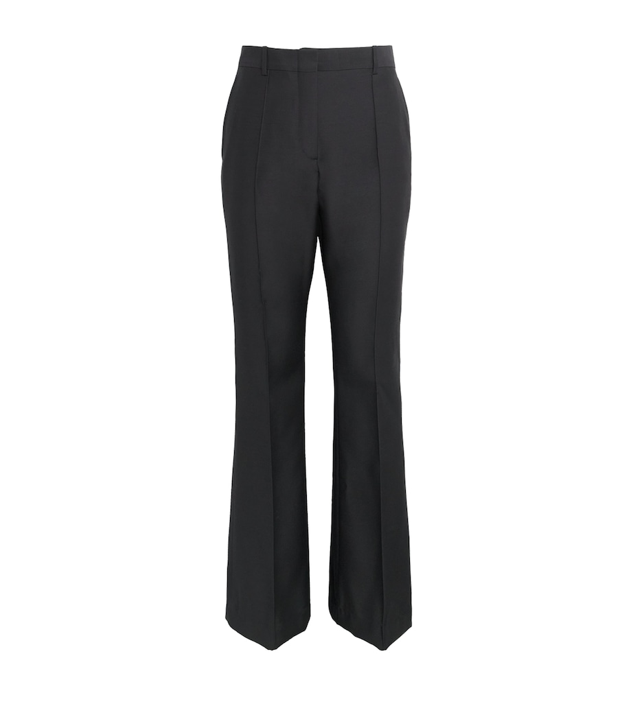 Wool-Silk Flared Trousers 1000 Image 1
