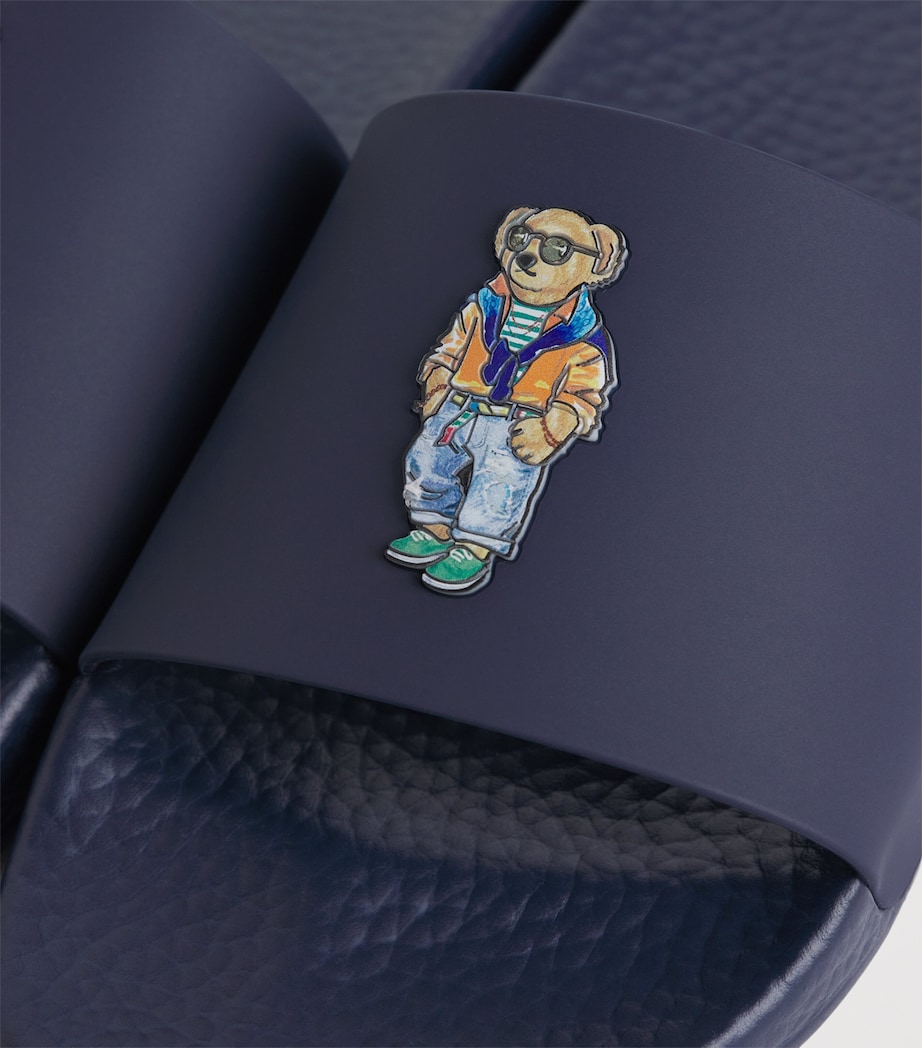 Polo Ralph Lauren Polo Bear Slides Navy Beach Shop Bear Image 6