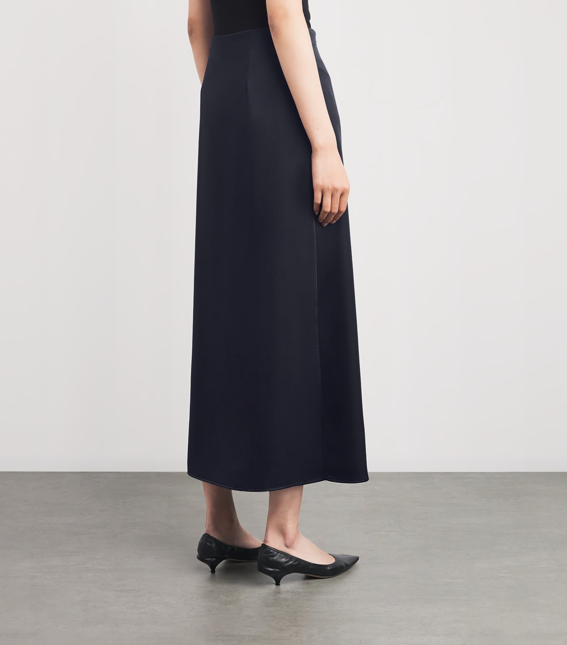 Weekend Max Mara Satin Midi Skirt | Harrods UK