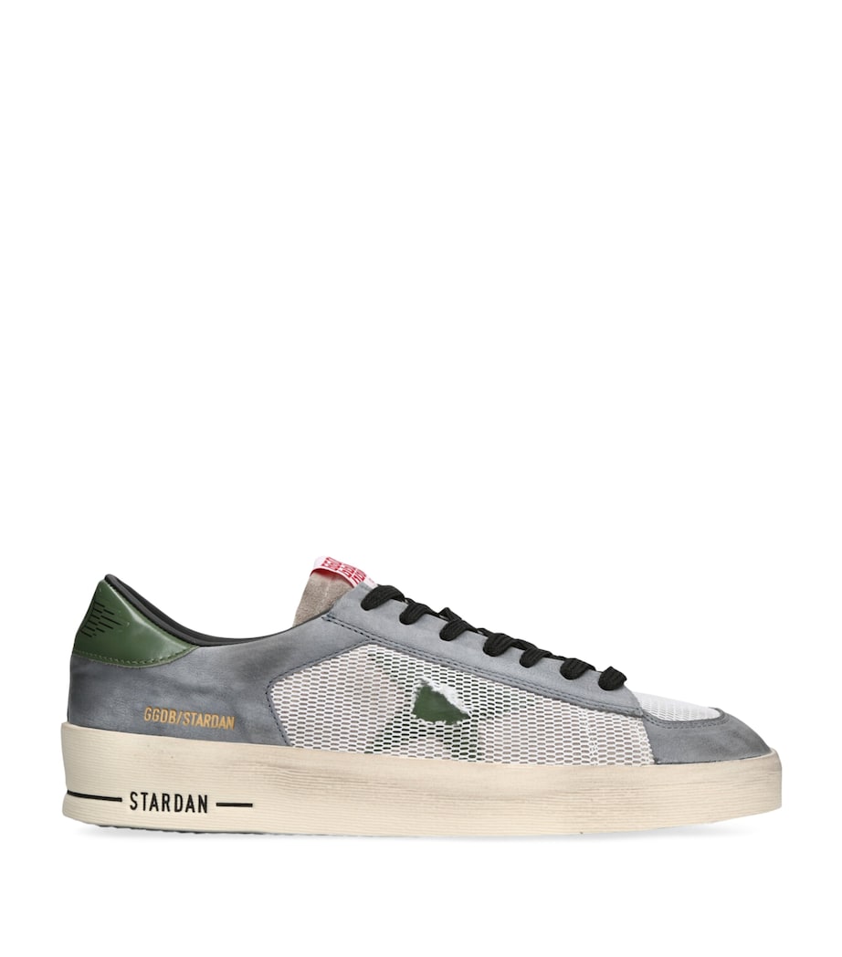 Golden Goose Suede Stardan Sneakers Taupe Comb Image 1