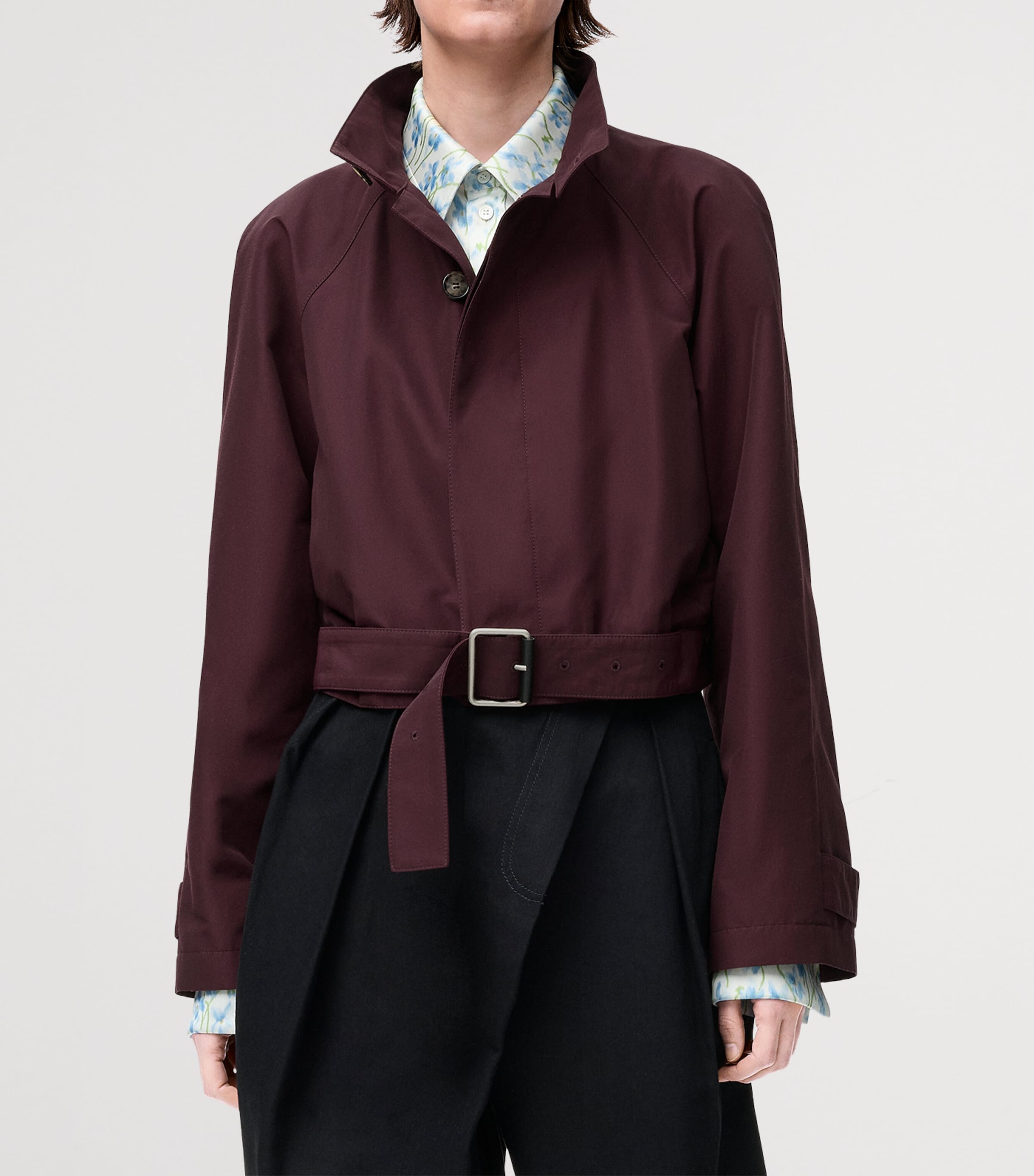 LOEWE Cropped Trench Coat | Harrods US