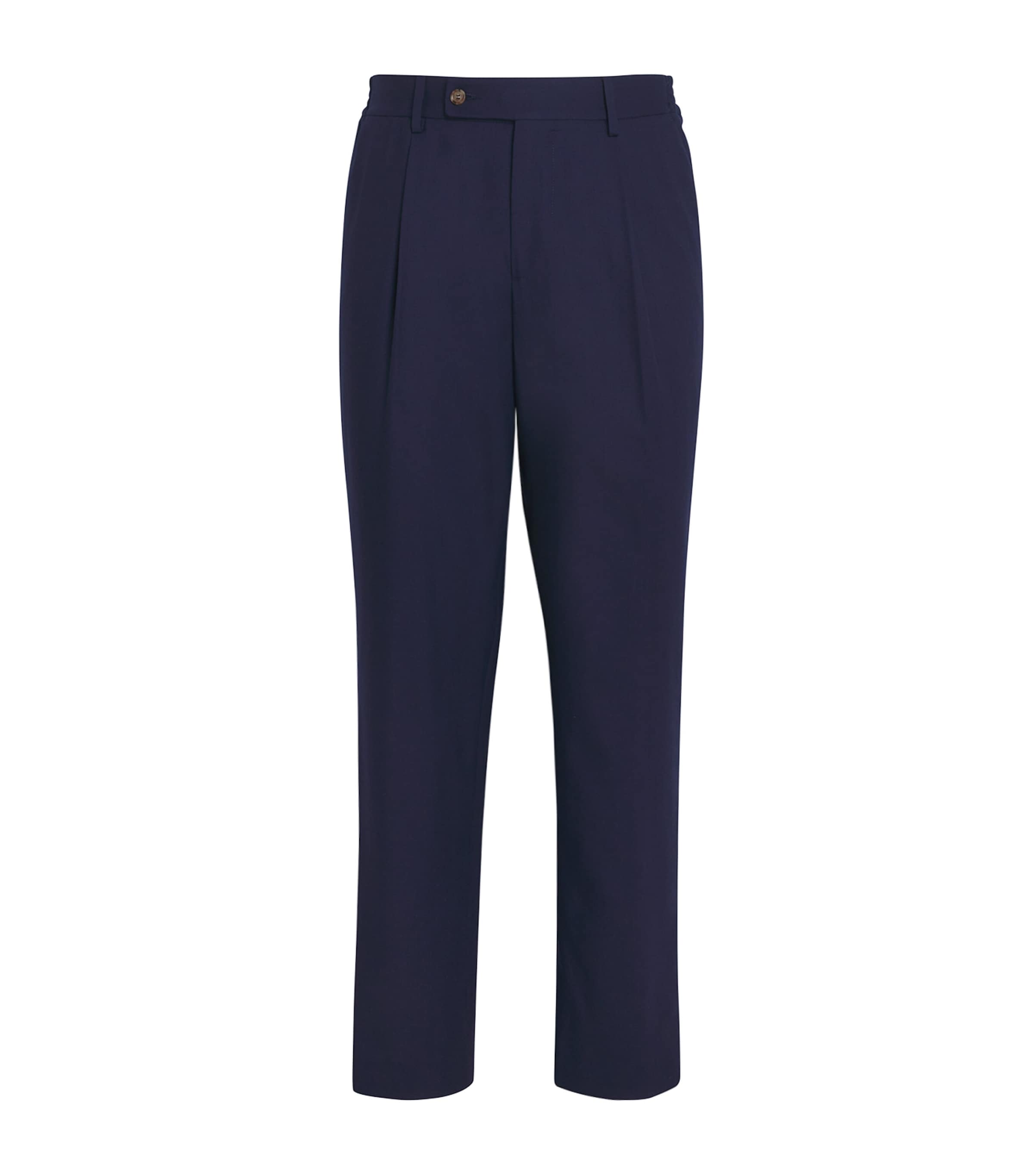 Cashmere Trousers 46237 DARK BLUE Image 1