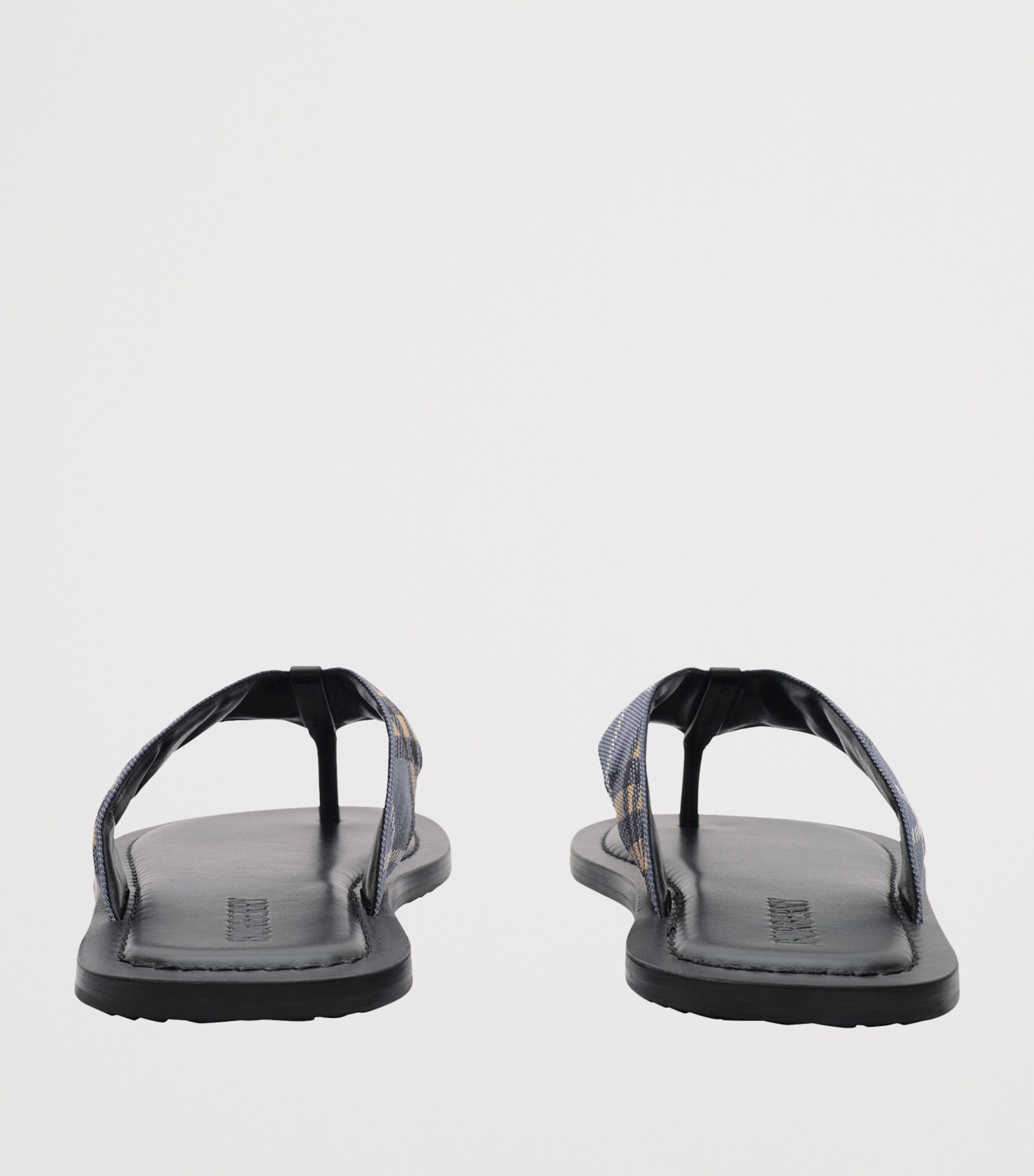 Burberry Check Pavilion Sandals Wave Blue Ip Check Image 5