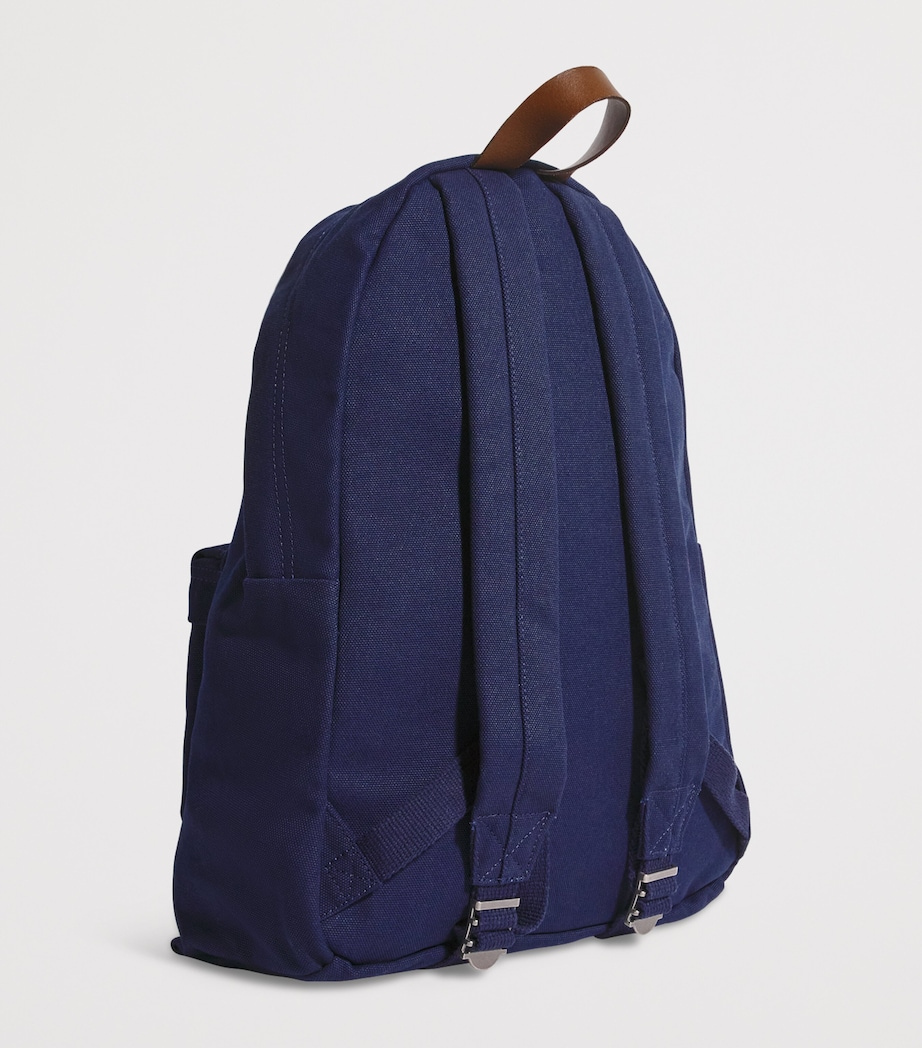 Canvas Polo Bear Backpack NAVY Image 3