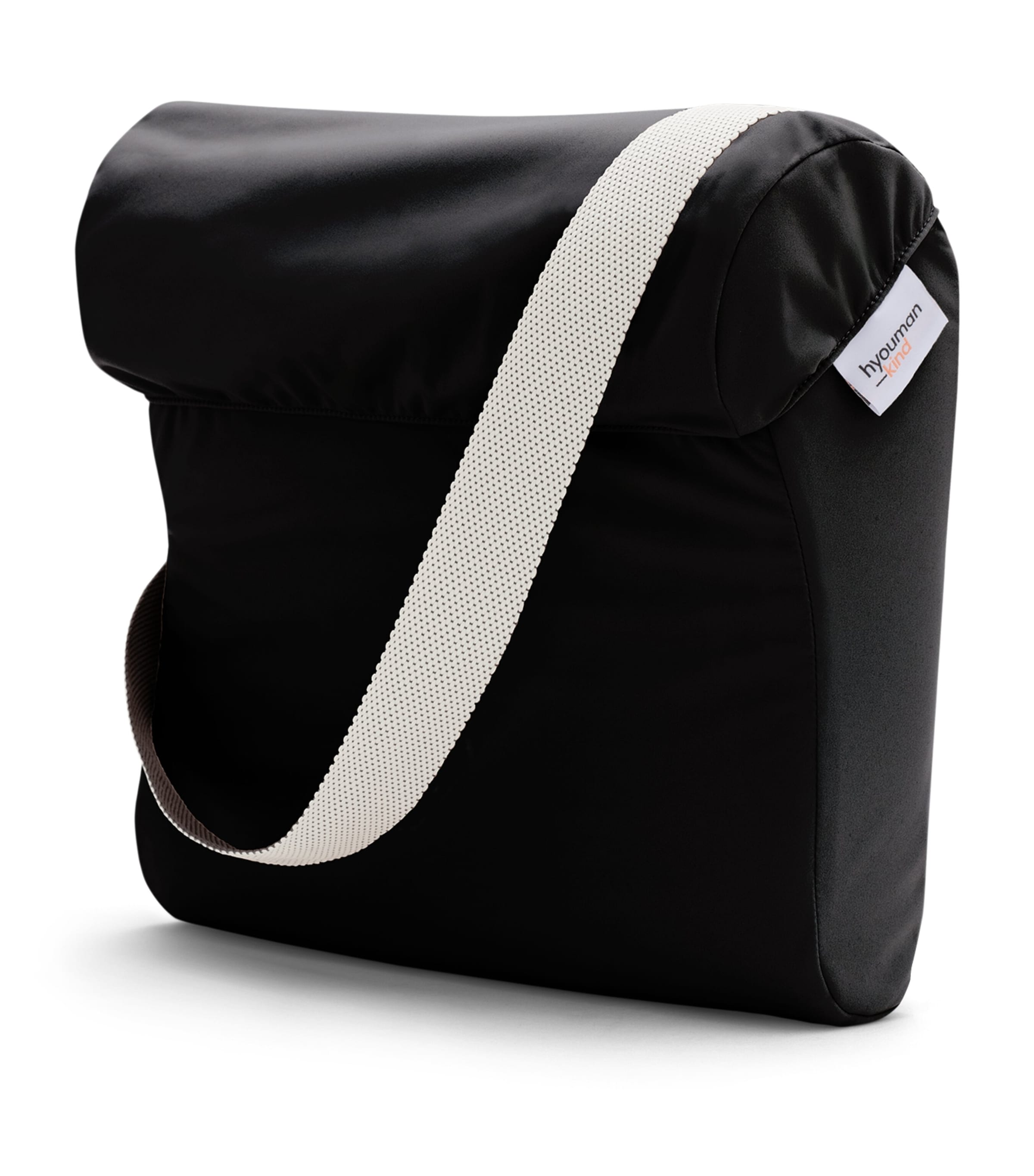 Go Pillow with Silk Pillowcase (34cm x 32cm) BLACK Image 3