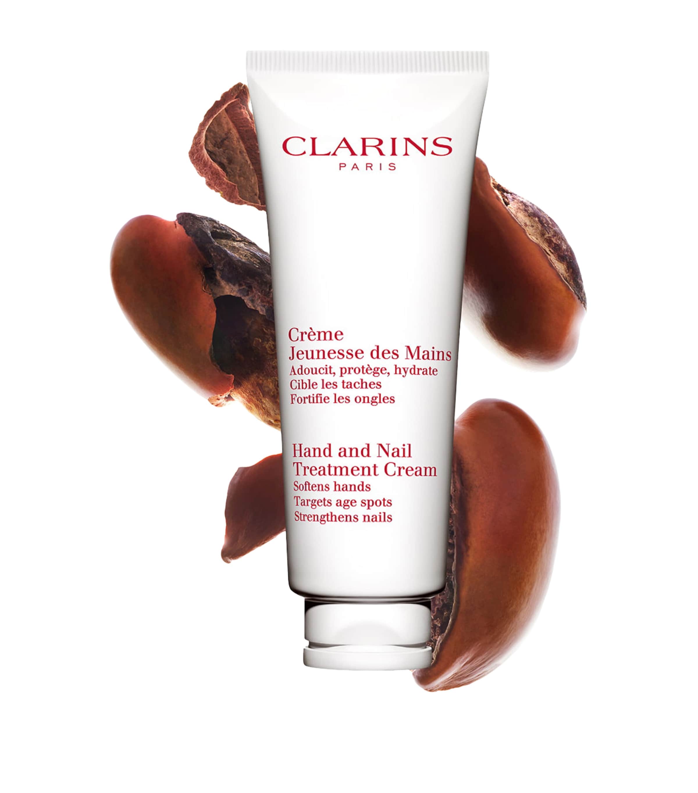 Clarins Hand And Nail Treatment Cream (100ml) Beige Image 2