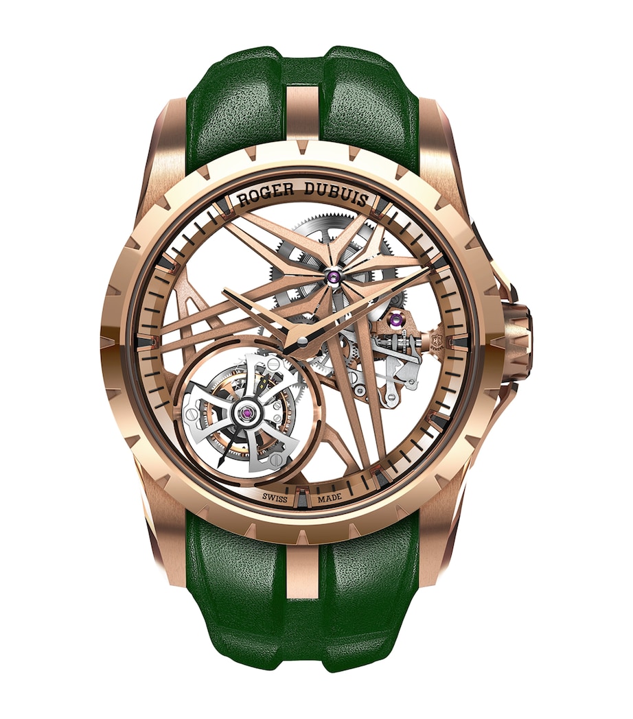 Roger Dubuis Rose Gold Excalibur Monotourbillon Watch 42mm Clear Image 1