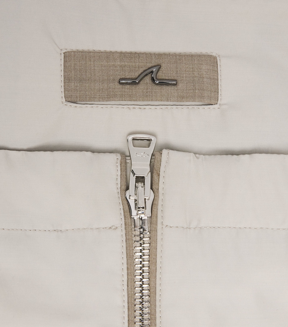 Paul & Shark Mens Cotton-Blend Windbreaker Jacket Beige Image 7
