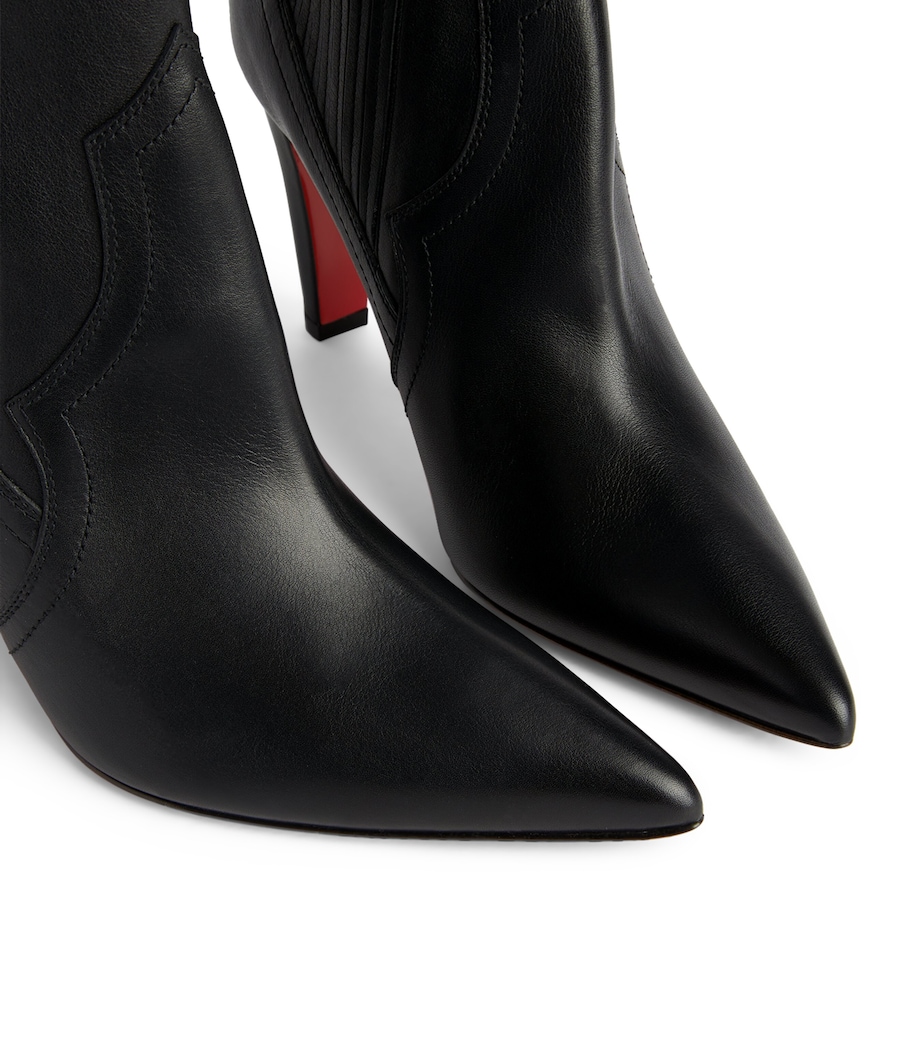 Santigag Leather Ankle Boots 85 BK01 Image 6
