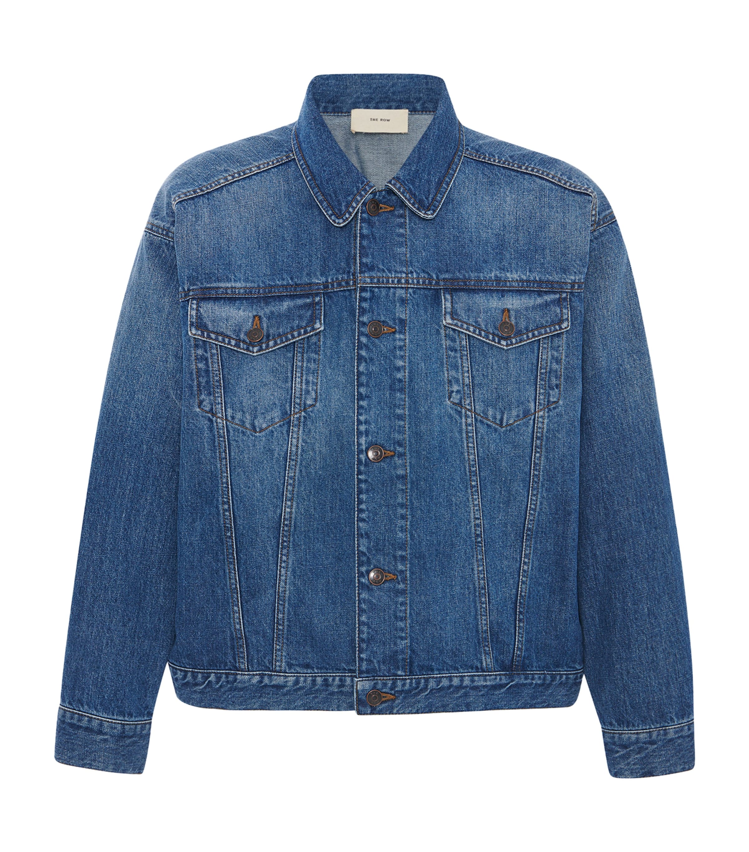 The Row Blue Seb Denim Jacket In Blue