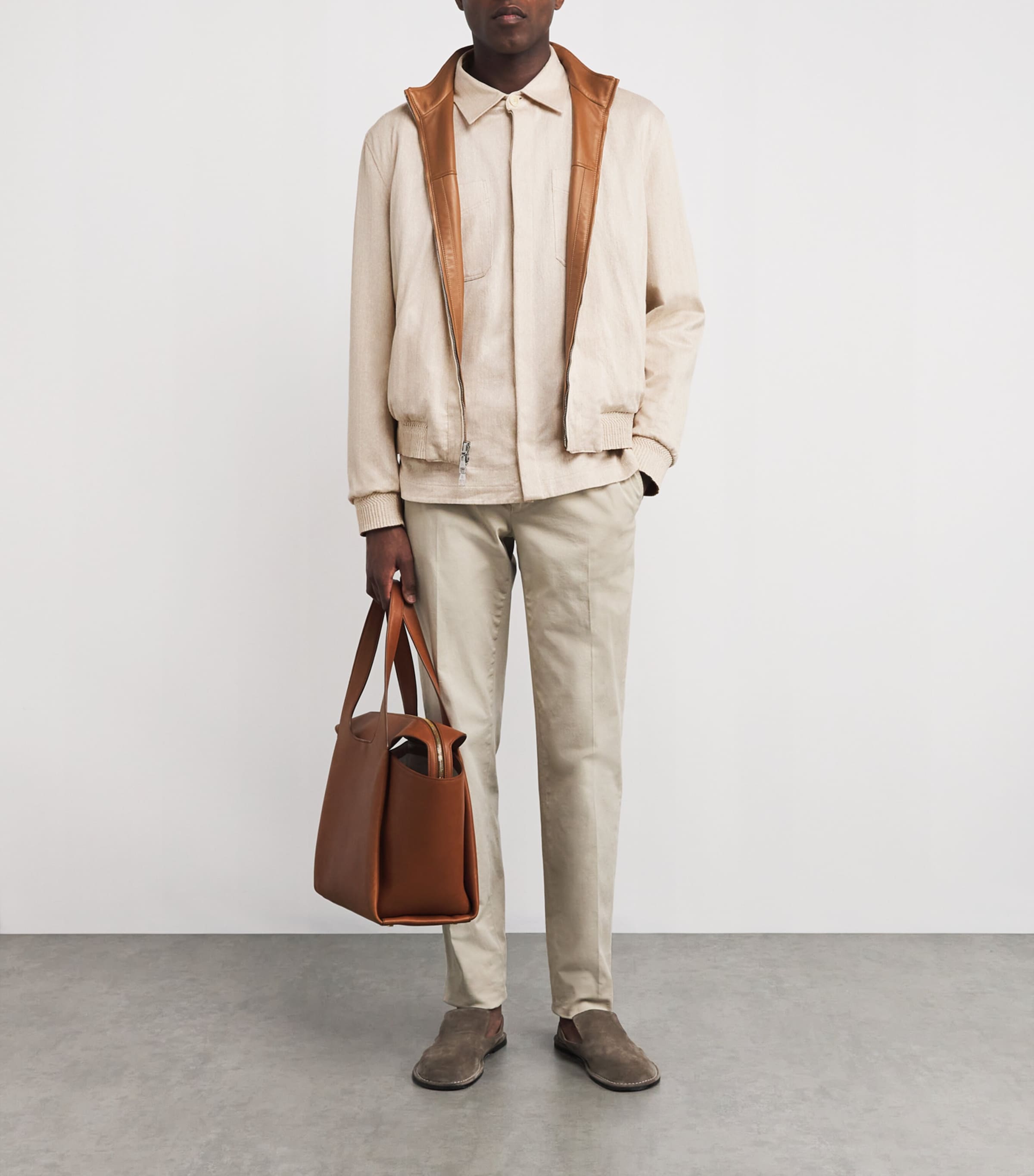 Linen-Cotton Overshirt NATURAL Image 2