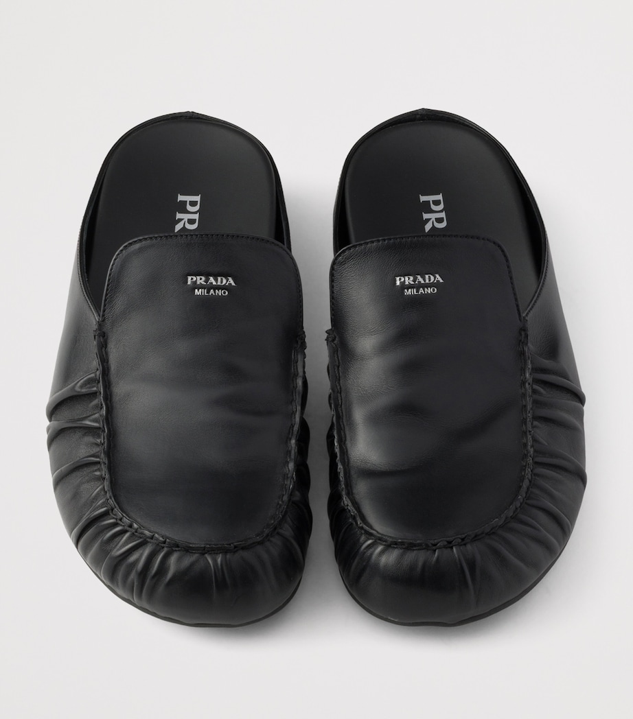 Prada Leather Mules Image 3