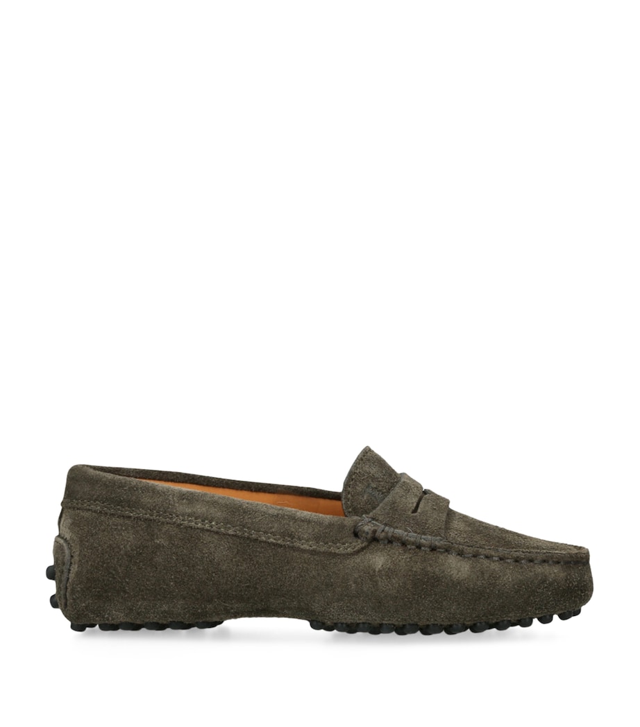 Suede Gommino Loafers KHAKI Image 1