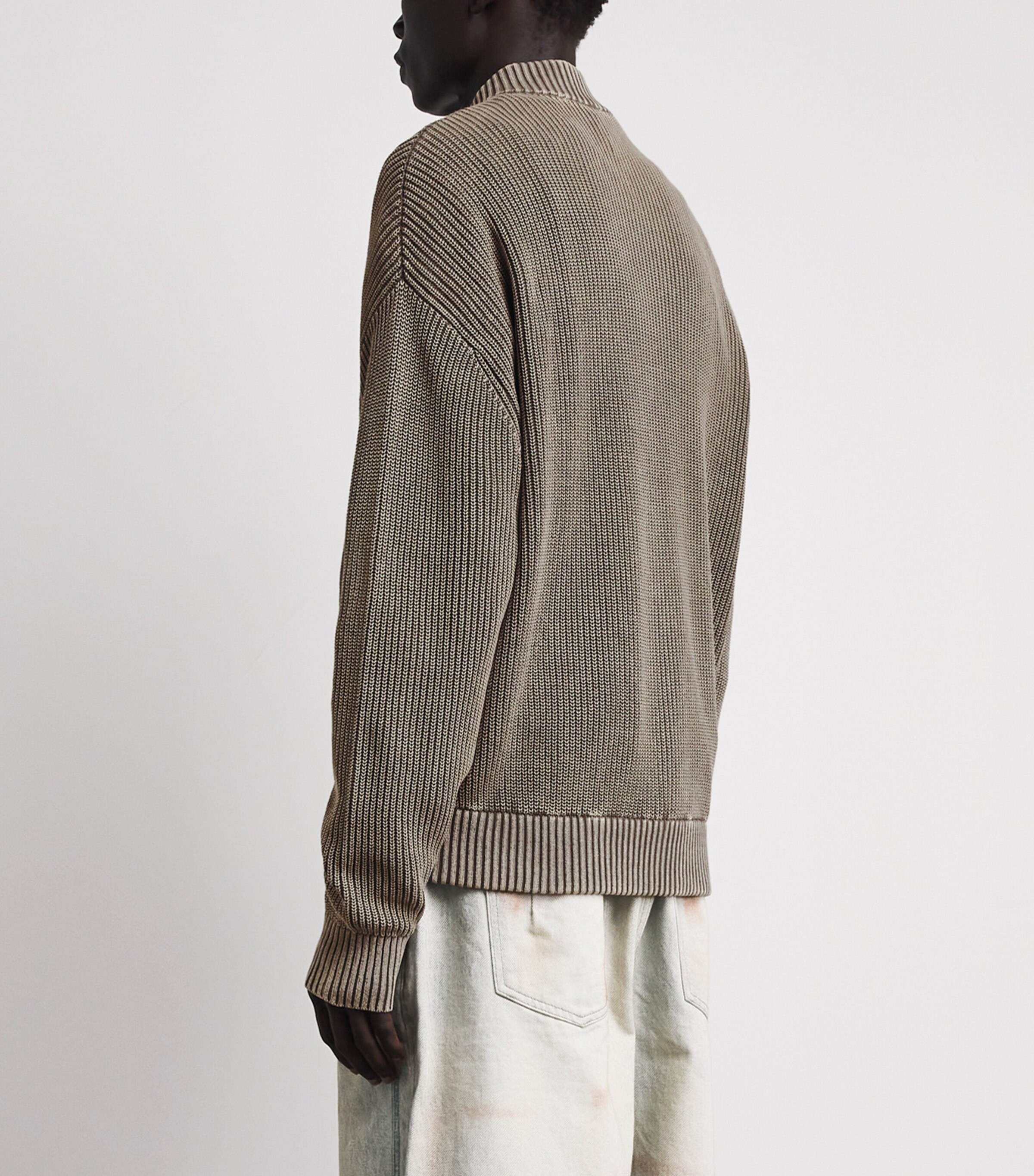 Won Hundred Mens Cotton Knitted Bradley Cardigan Rock Ridge Image 5