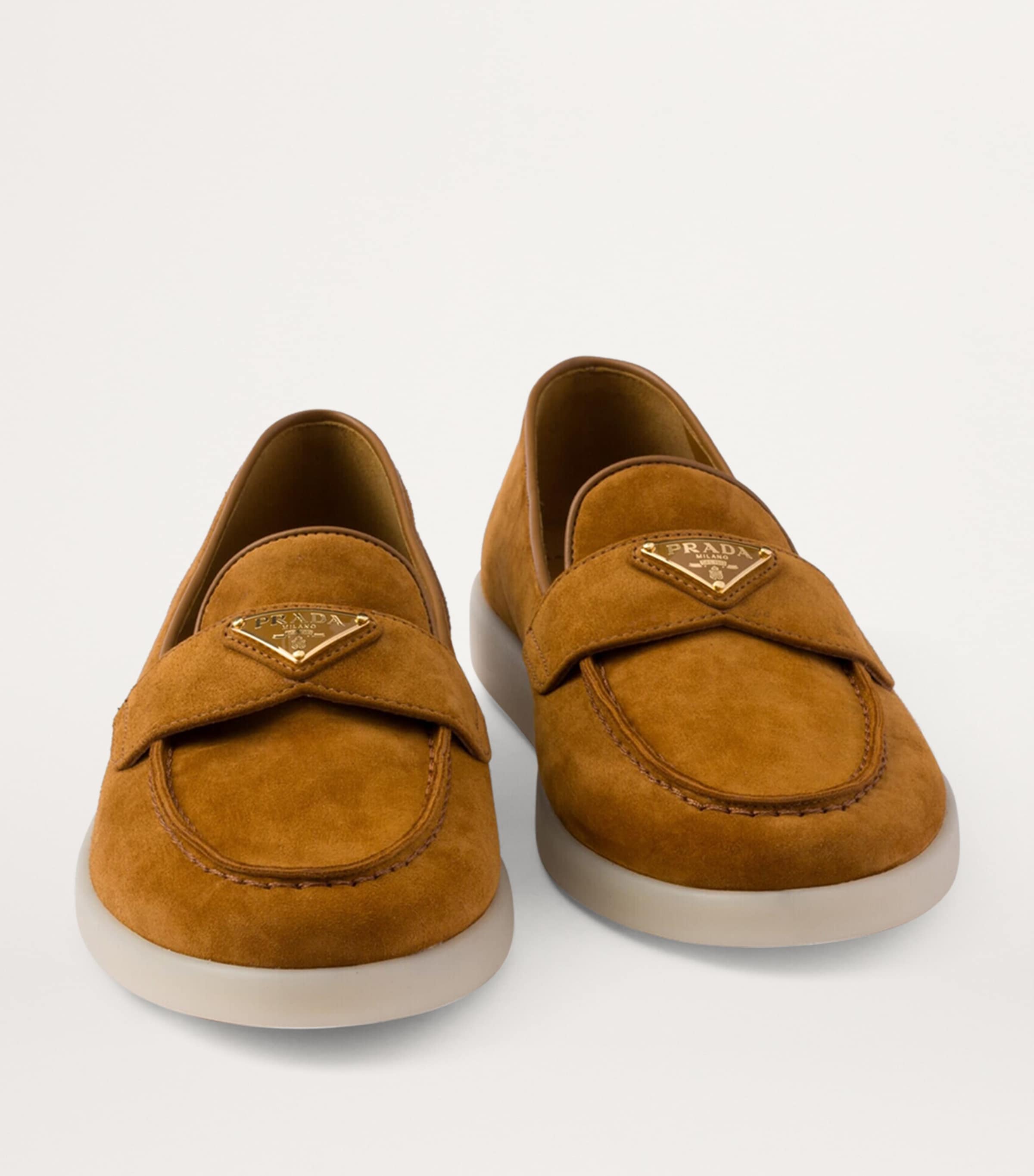 Suede Triangle Loafers F0046 Image 4