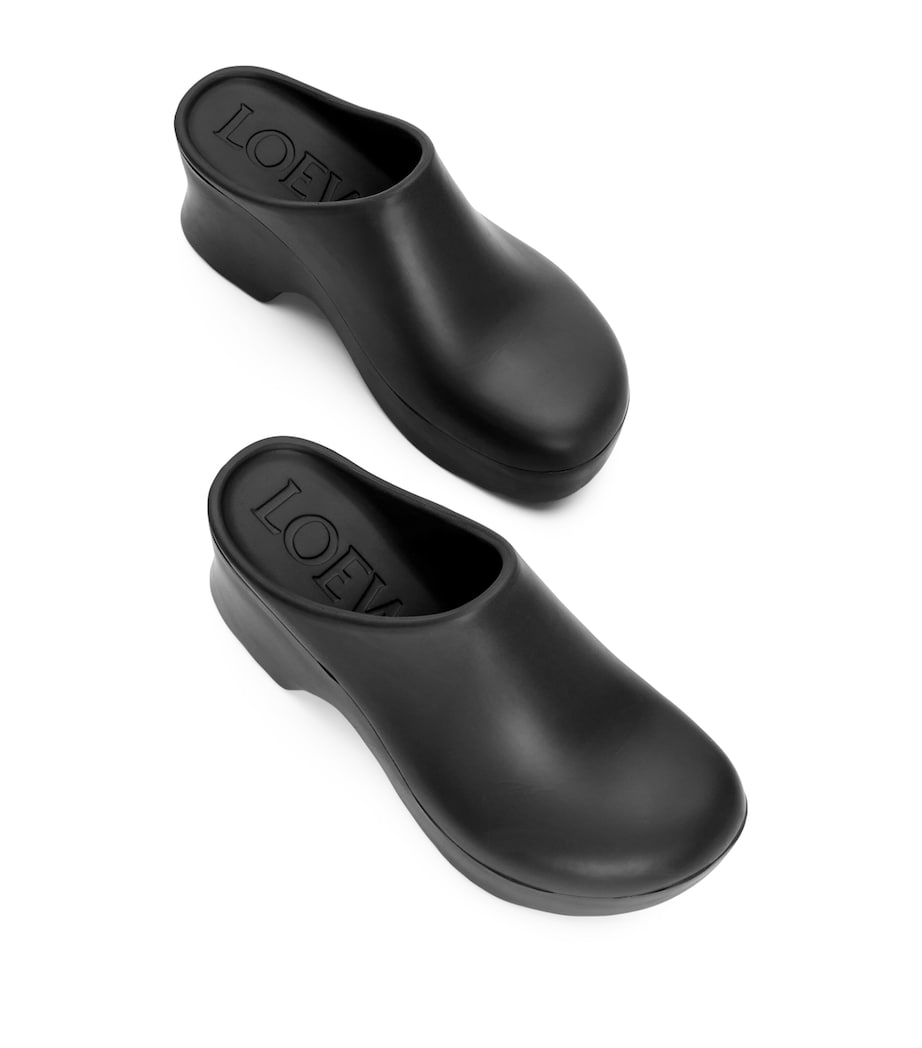 Terra Wedge Clogs 90 BLACK Image 3