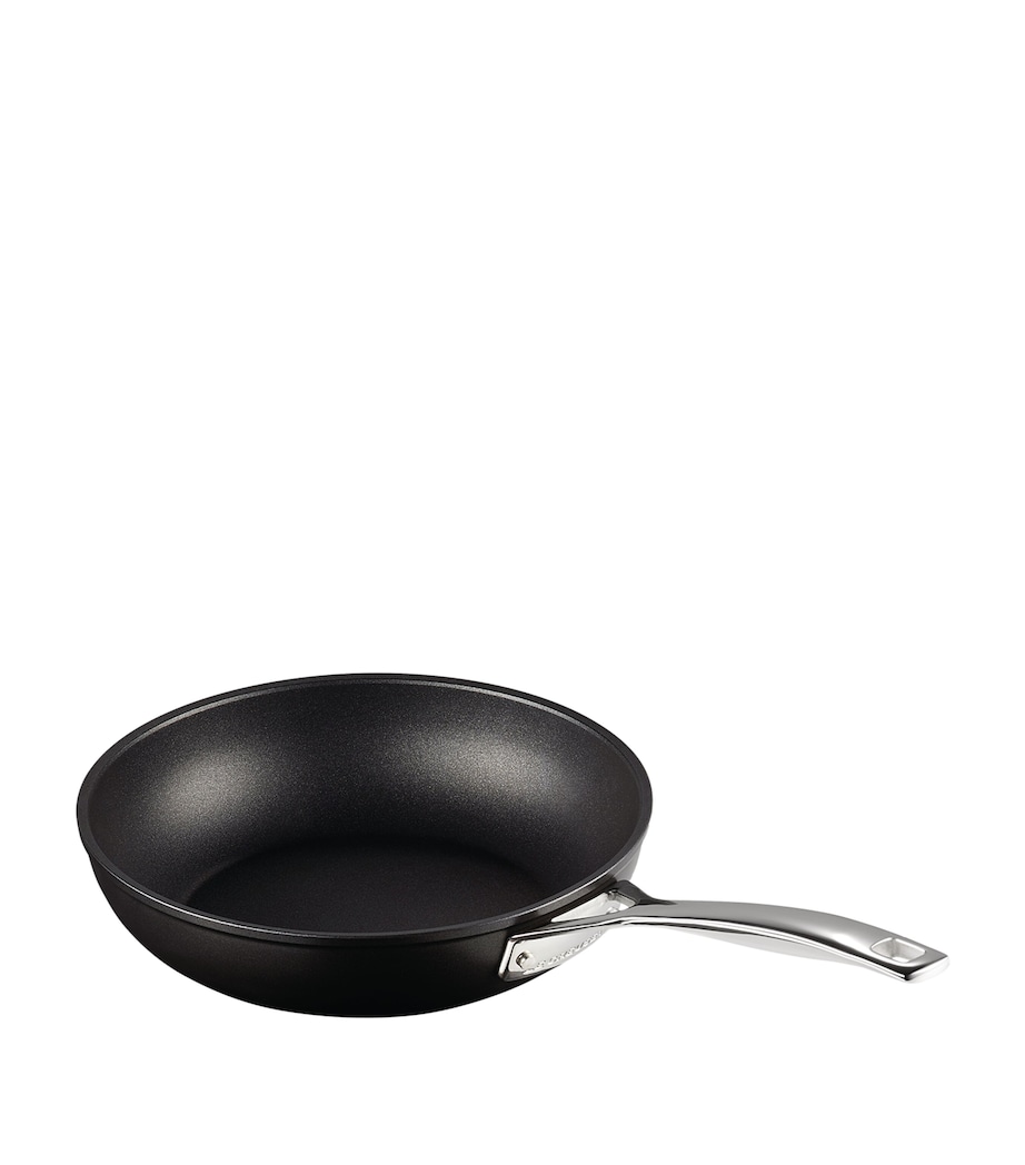 Toughened Non-Stick Aluminium Deep Frying Pan (24cm) BLACK Image 1