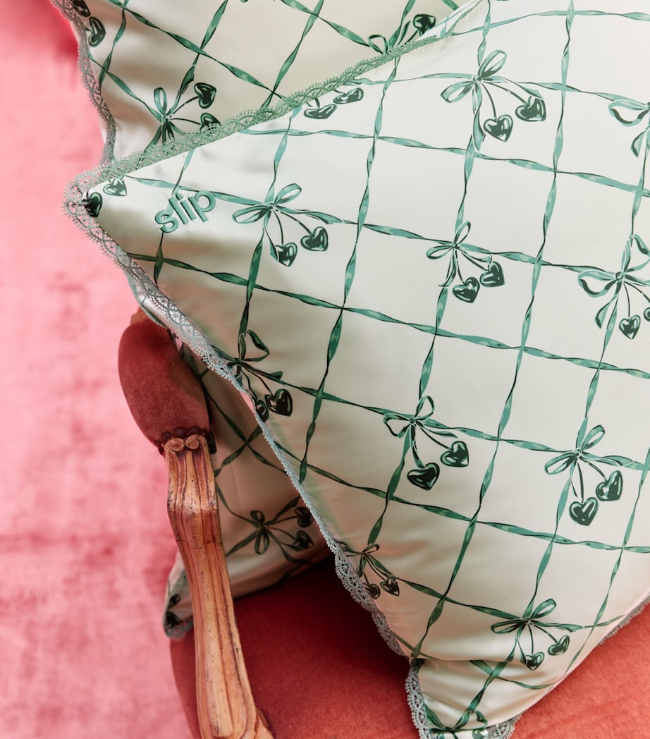 Mulberry Silk Queen Pillowcase WINTERGREEN Image 4