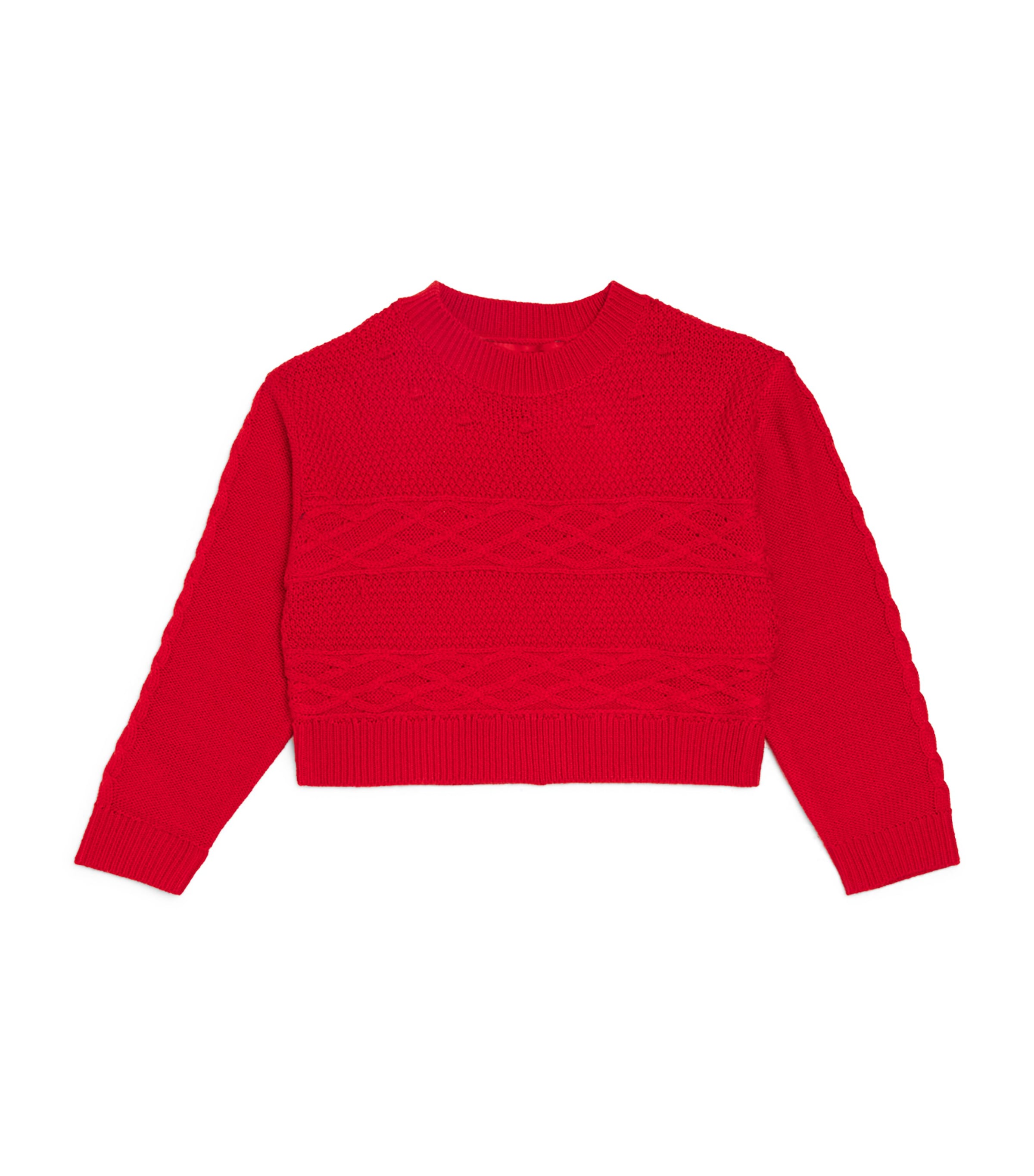 Shop Max & Co Wool-blend Crew-neck Sweater In Red