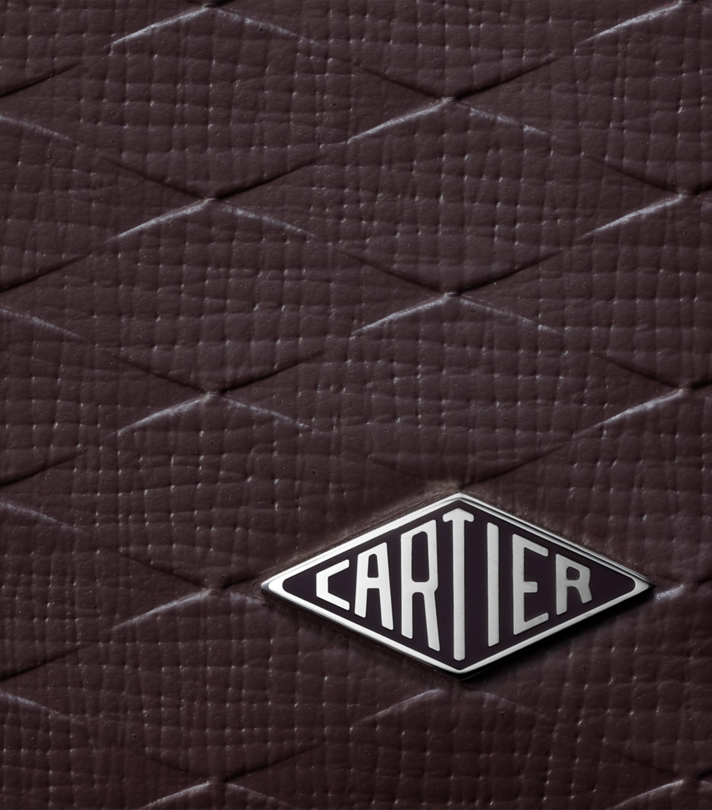 Cartier Leather Cartier Losange Card Holder Ebony Image 5